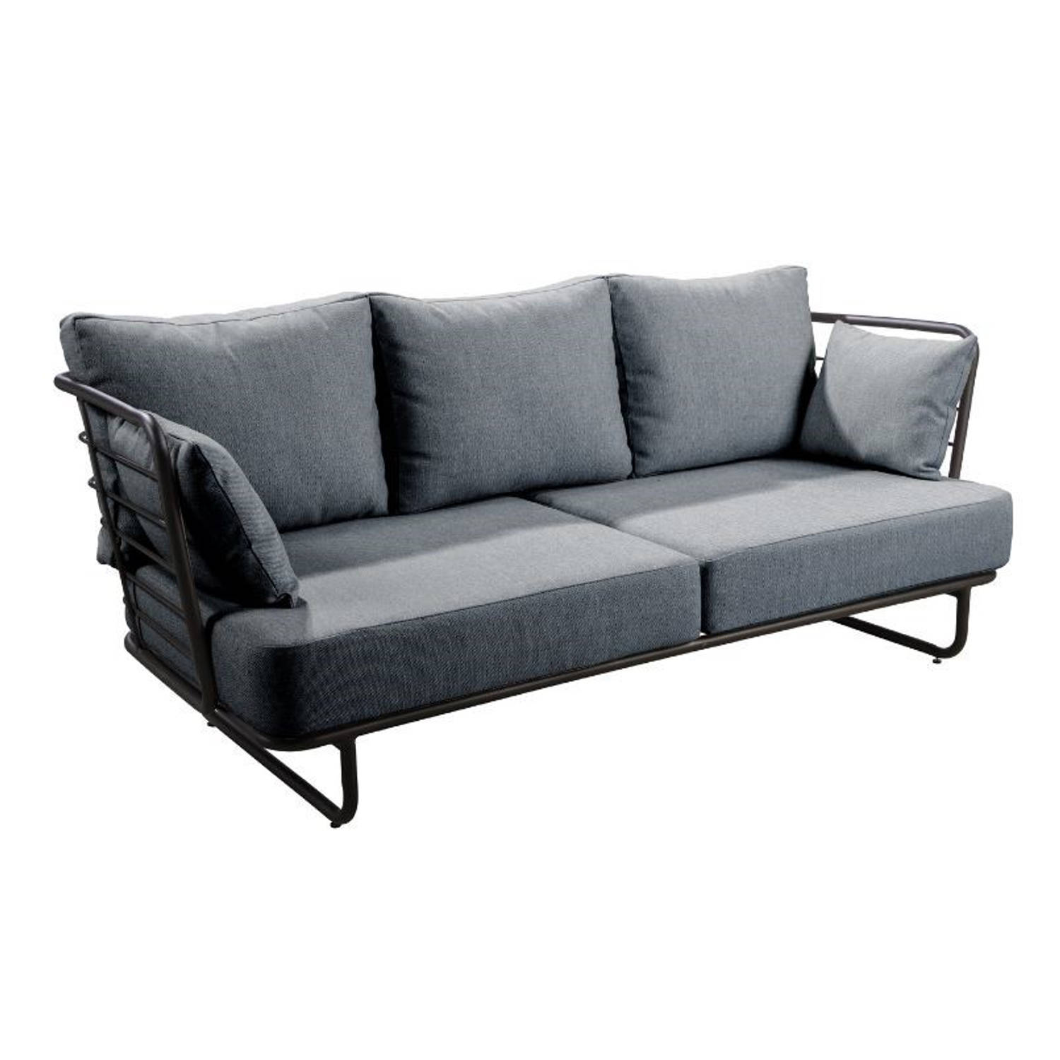 Taiyo Sofa 3 Seater Alu Black/panther Black