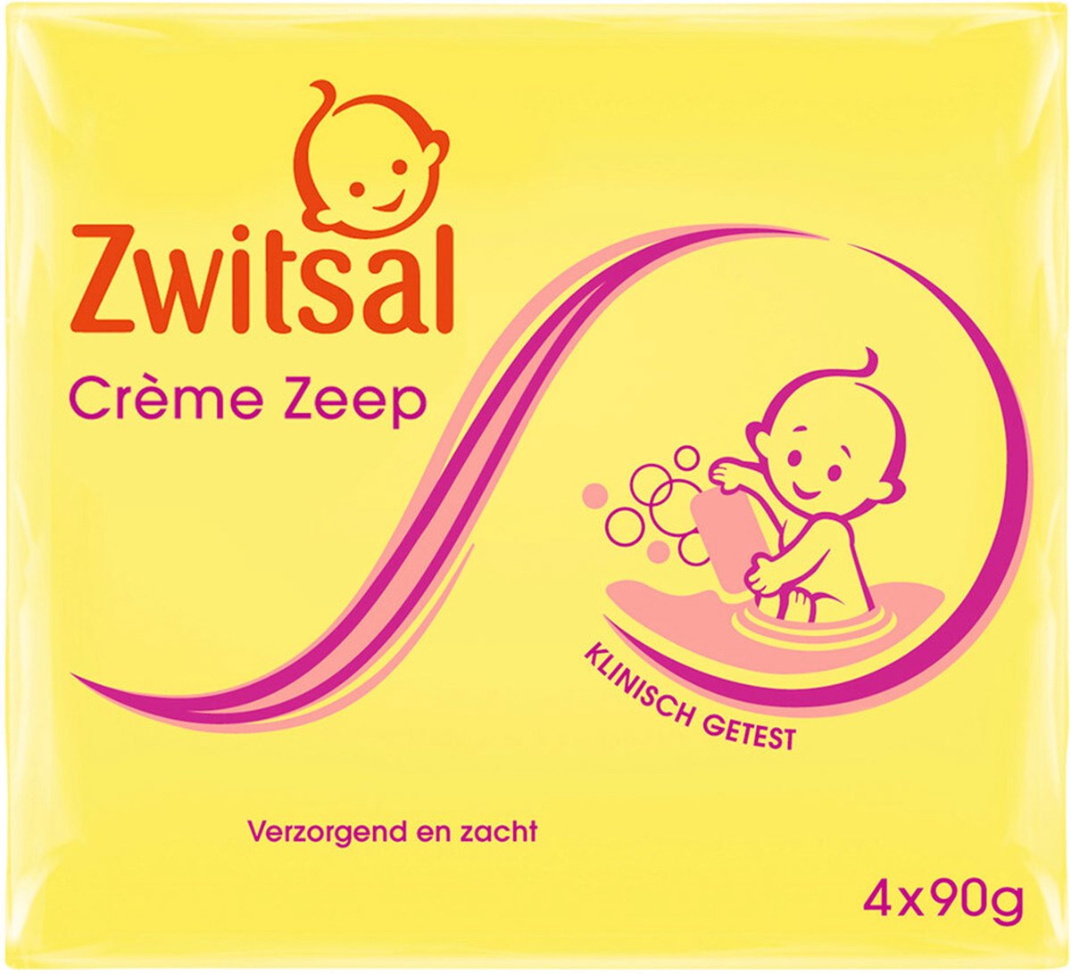 Zwitsal - Creme Zeep - 24 X 90g - Voordeelverpakking