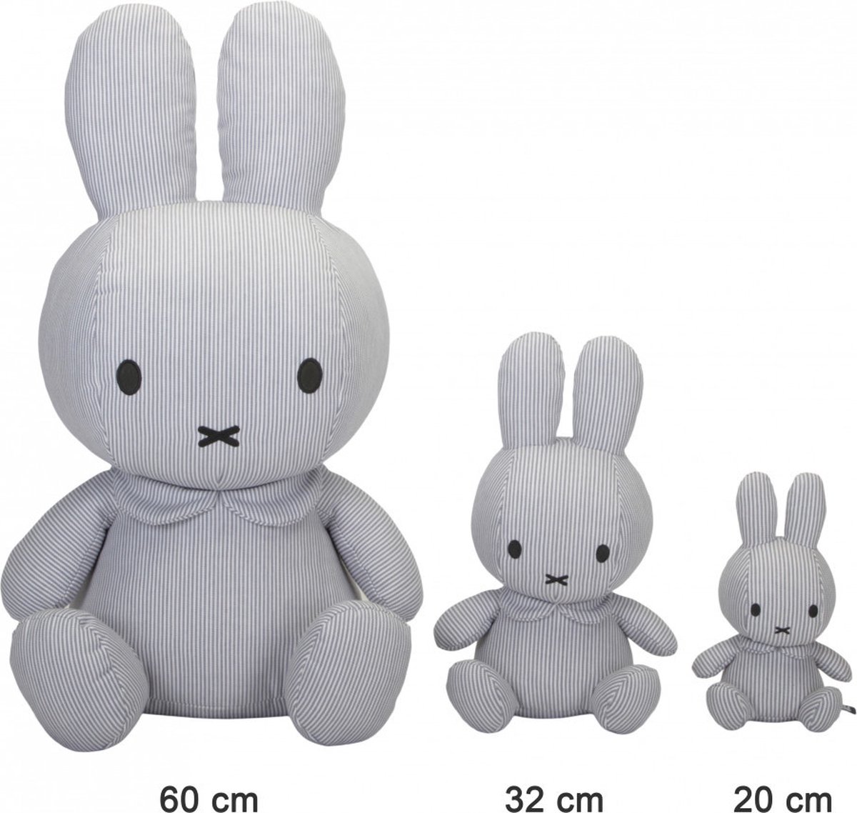 Nijntje - Fun At Sea - Knuffel - 32cm - Grijs