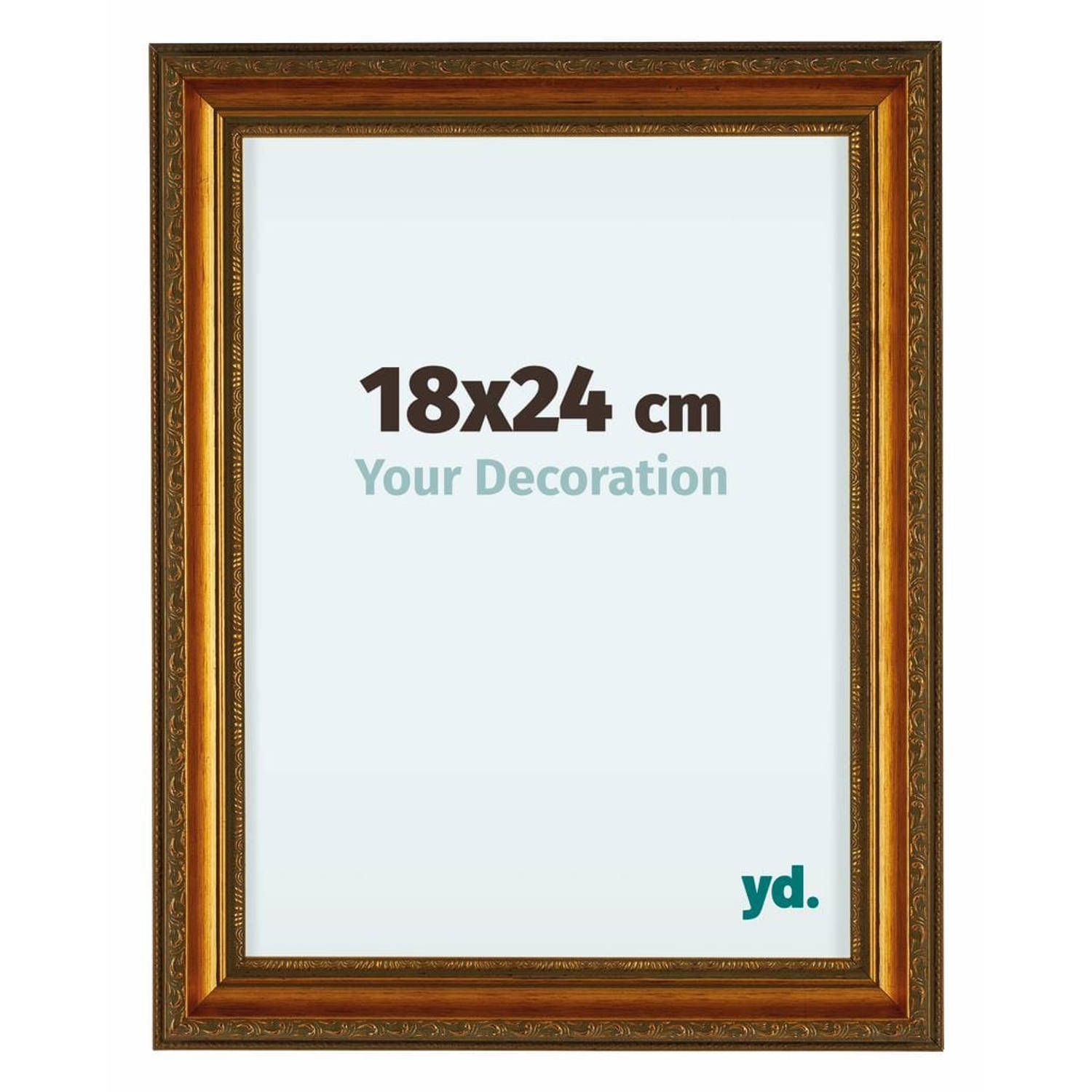 Your Decoration Oxford Houten Fotolijst 18x24cm Goud Antiek