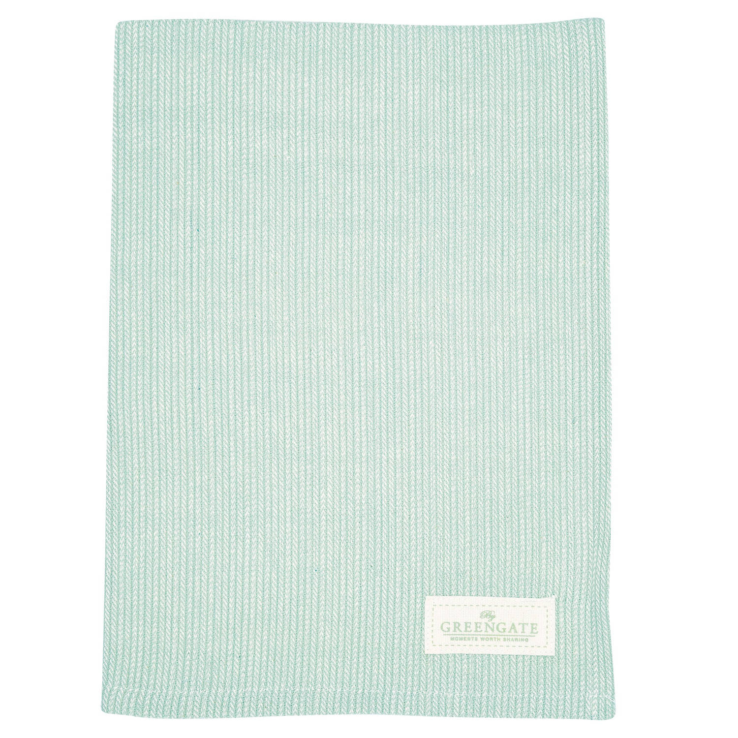 Greengate Theedoek Alicia Licht (50 X 70 Cm) - Groen