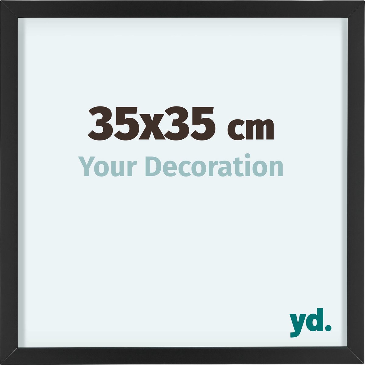 Your Decoration Virginia Aluminium Fotolijst 35x35cm - Zwart