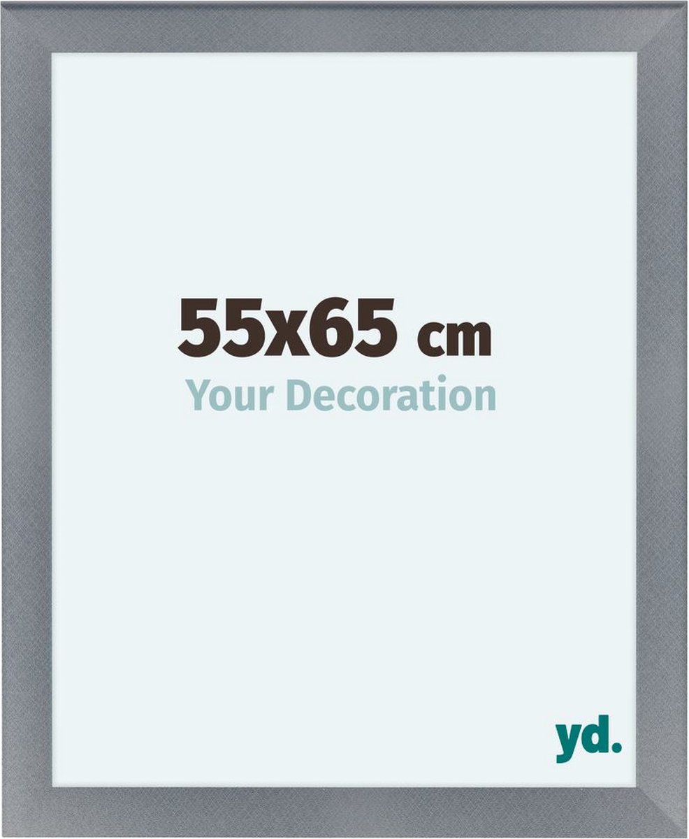 Your Decoration Como Mdf Fotolijst 55x65cm Aluminium Geborsteld - Grijs