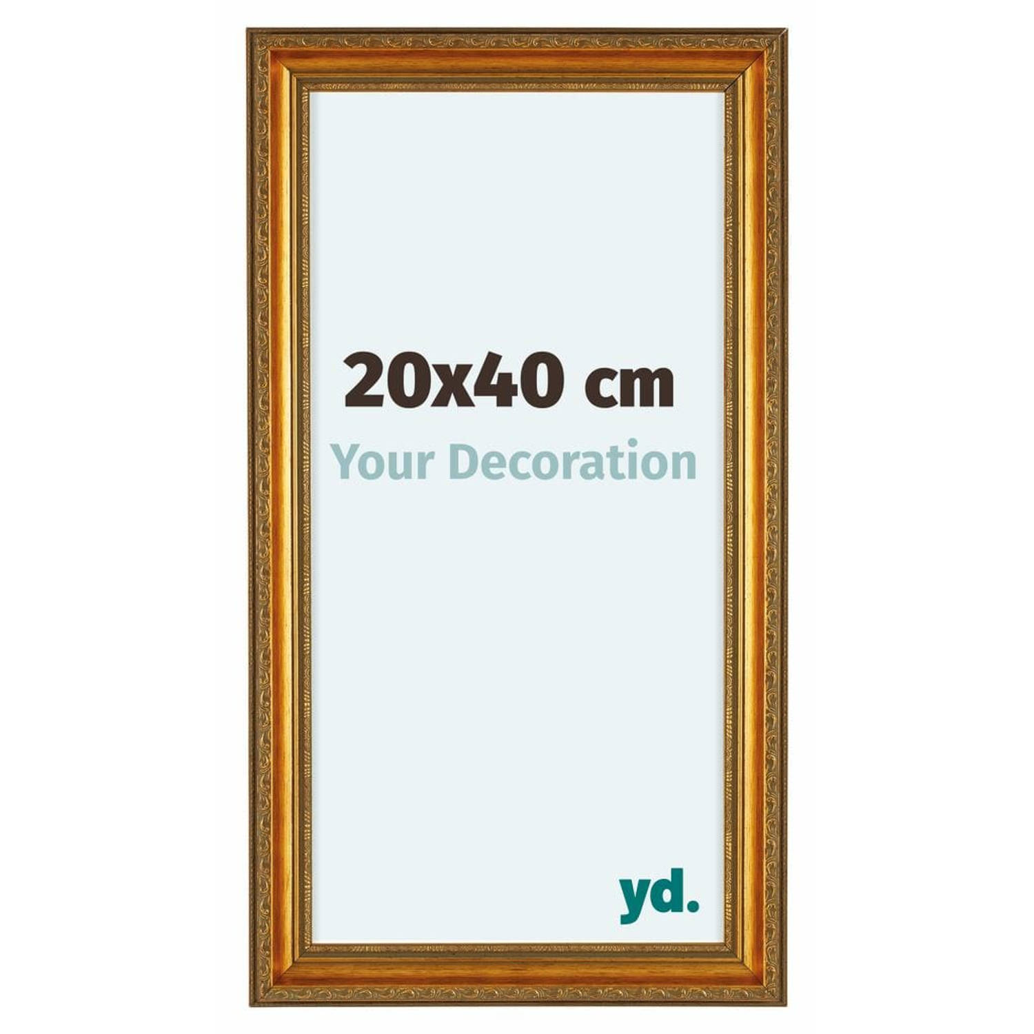 Your Decoration Oxford Houten Fotolijst 20x40cm Goud Antiek