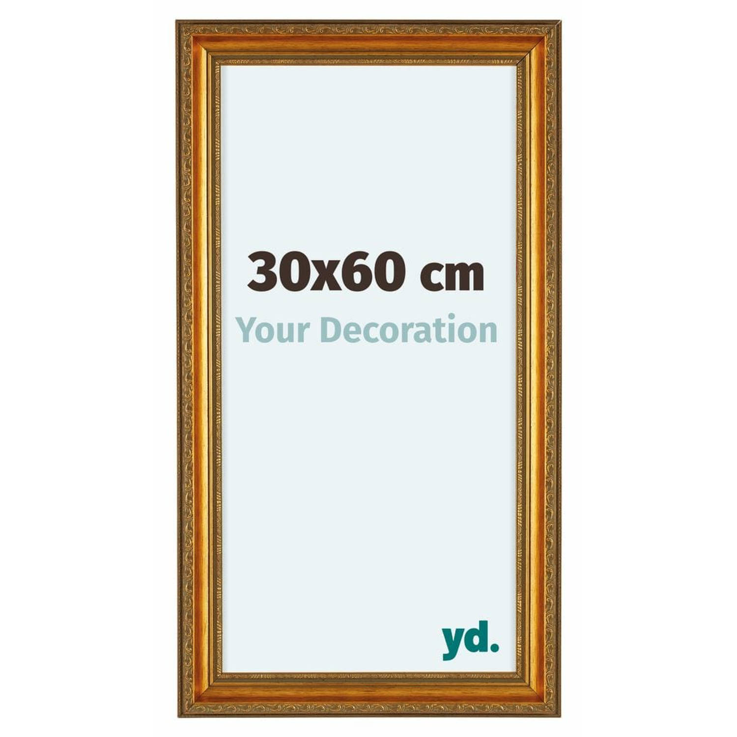 Your Decoration Oxford Houten Fotolijst 30x60cm Goud Antiek