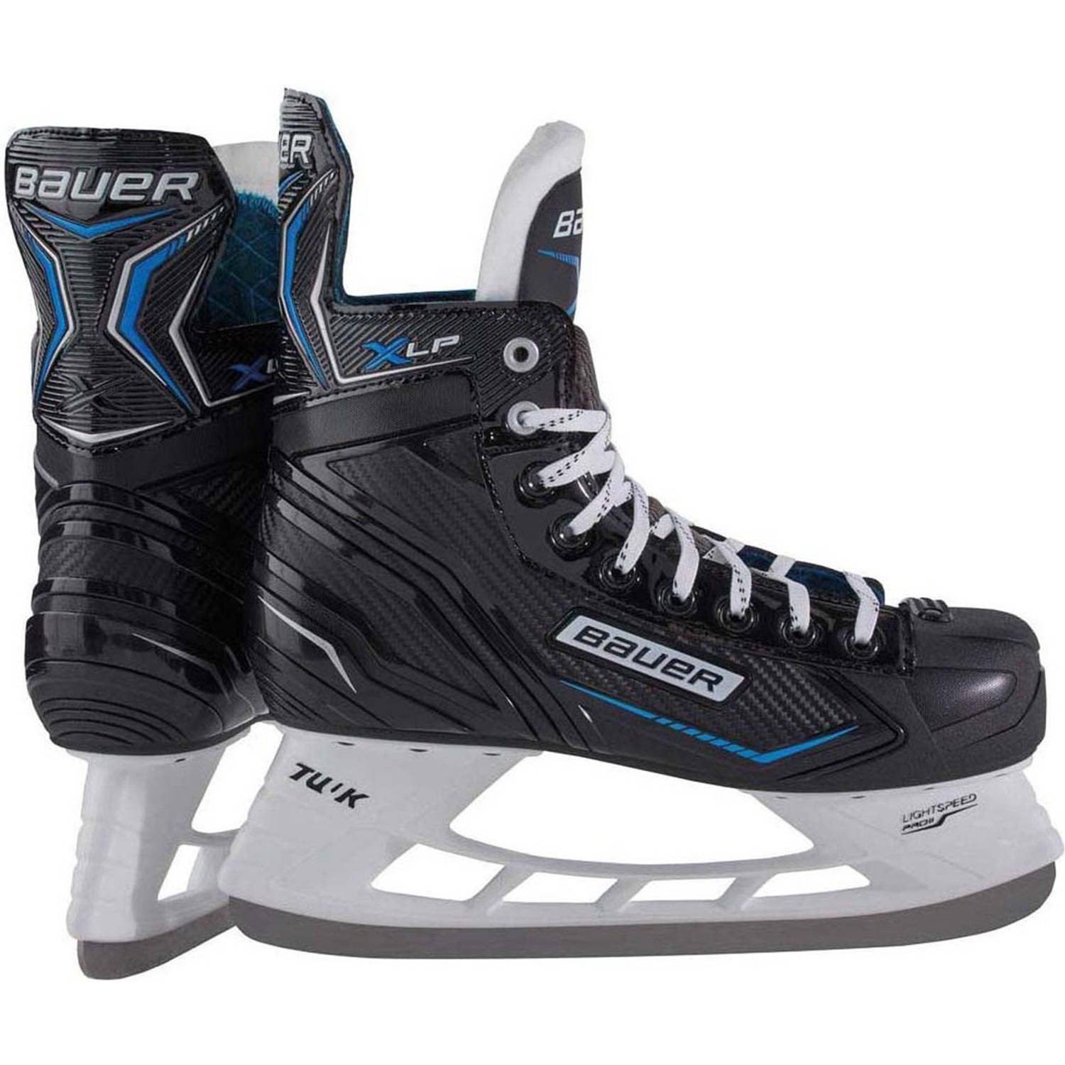 Bauer Ijshockeyschaatsen X-lp Sr/blauw Maat 46 - Zwart