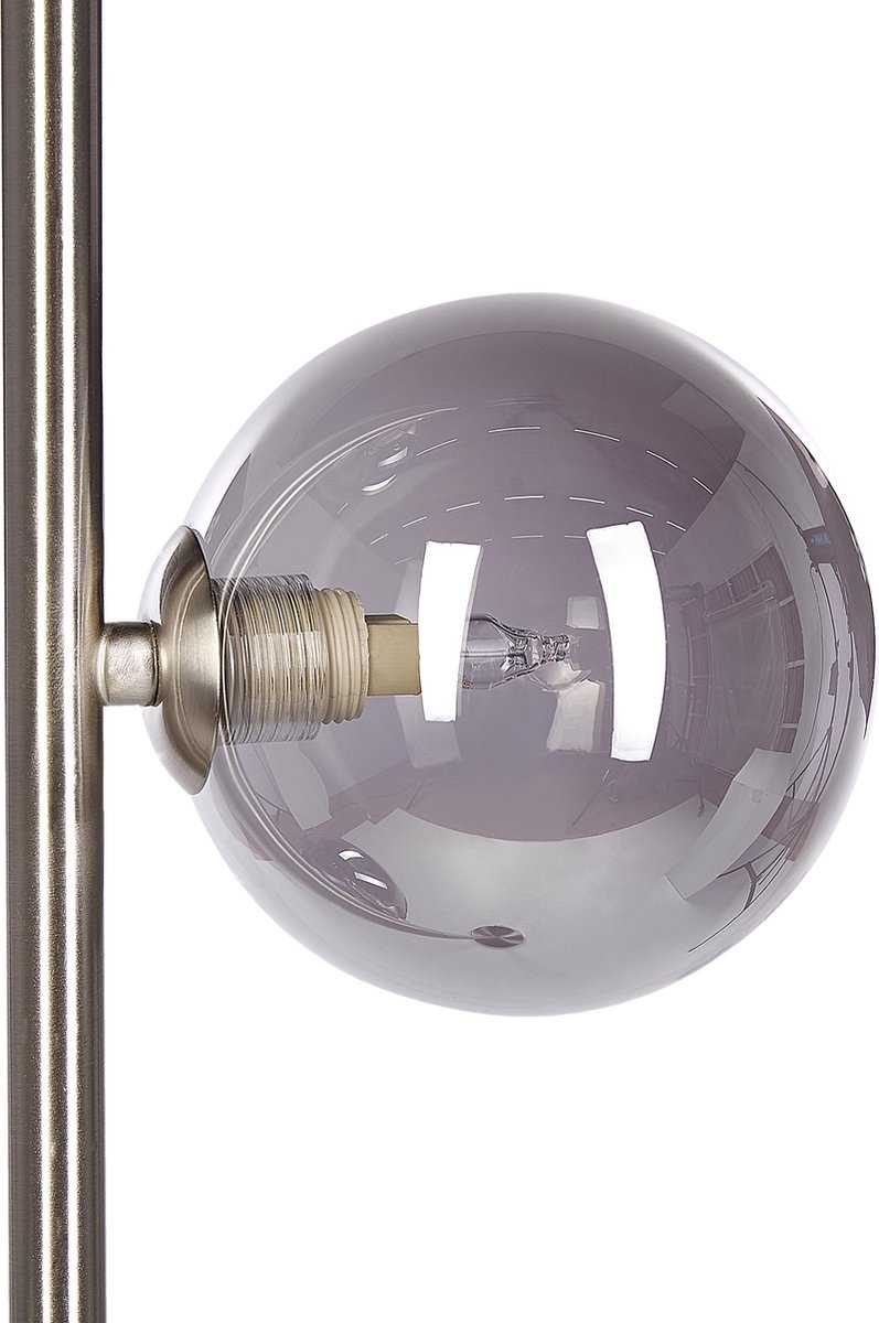 Beliani Ramis - Staande Lamp-zilver-staal - Silver