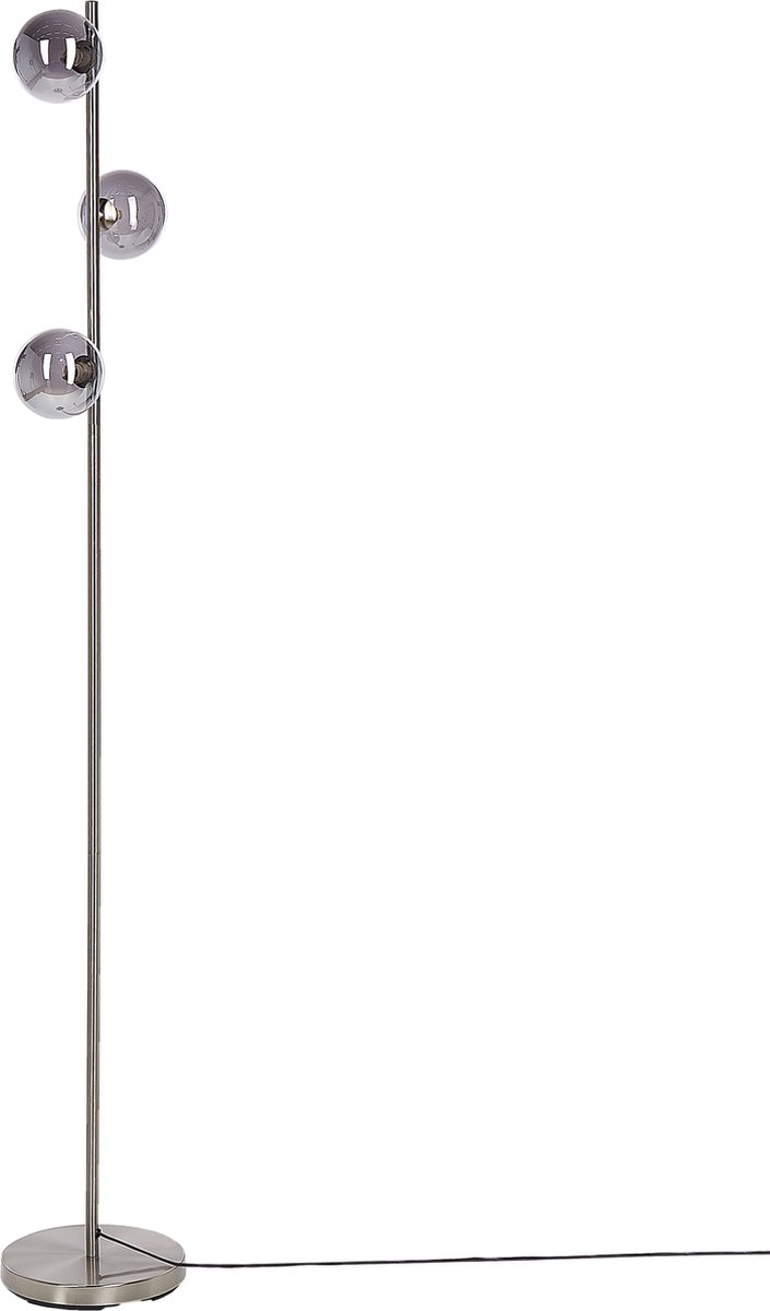 Beliani Ramis - Staande Lamp-zilver-staal - Silver