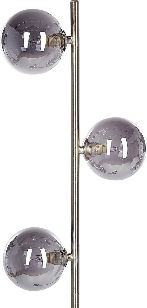 Beliani Ramis - Staande Lamp-zilver-staal - Silver