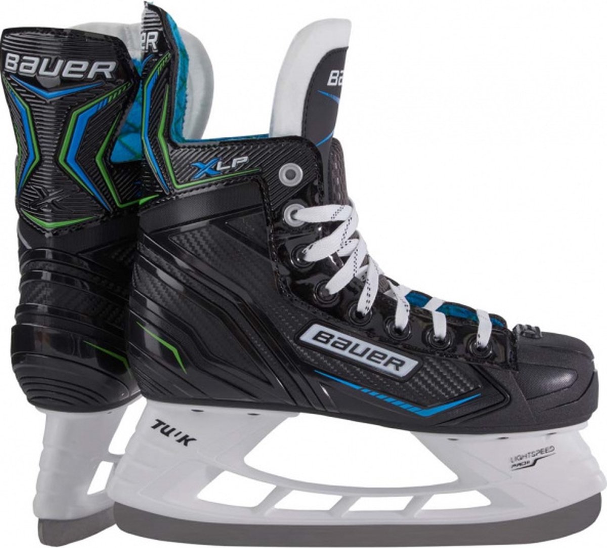 Bauer Ijshockeyschaatsen X-lp Sr/blauw Maat 45 - Zwart