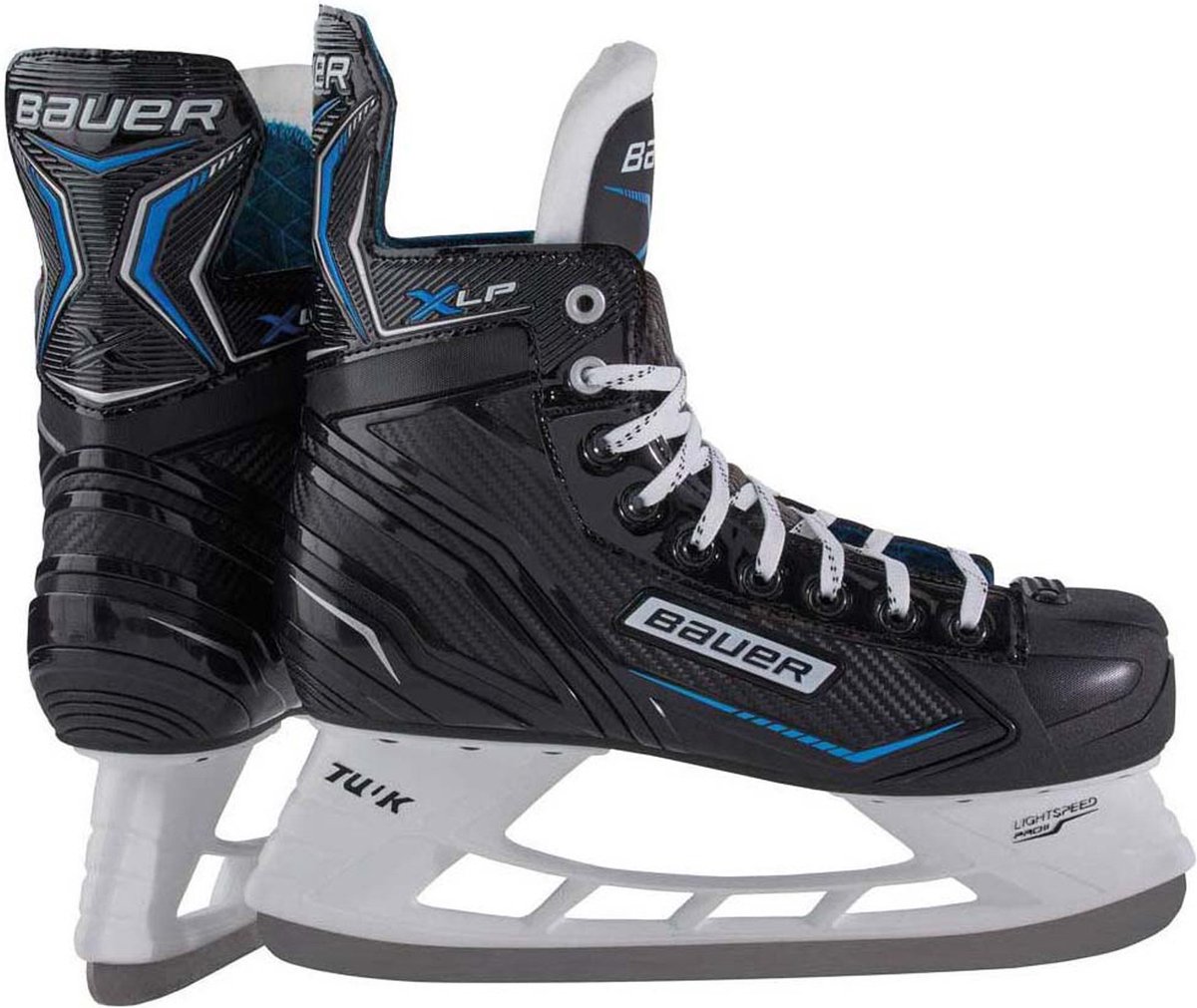 Bauer Ijshockeyschaatsen X-lp Sr/blauw Maat 44 - Zwart