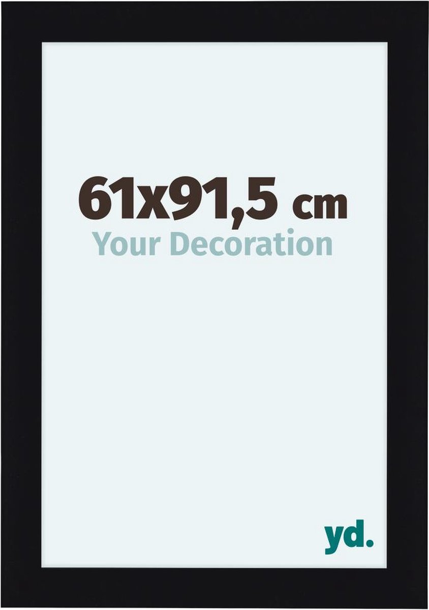 Your Decoration Como Mdf Fotolijst 61x91,5cm Hoogglans - Zwart