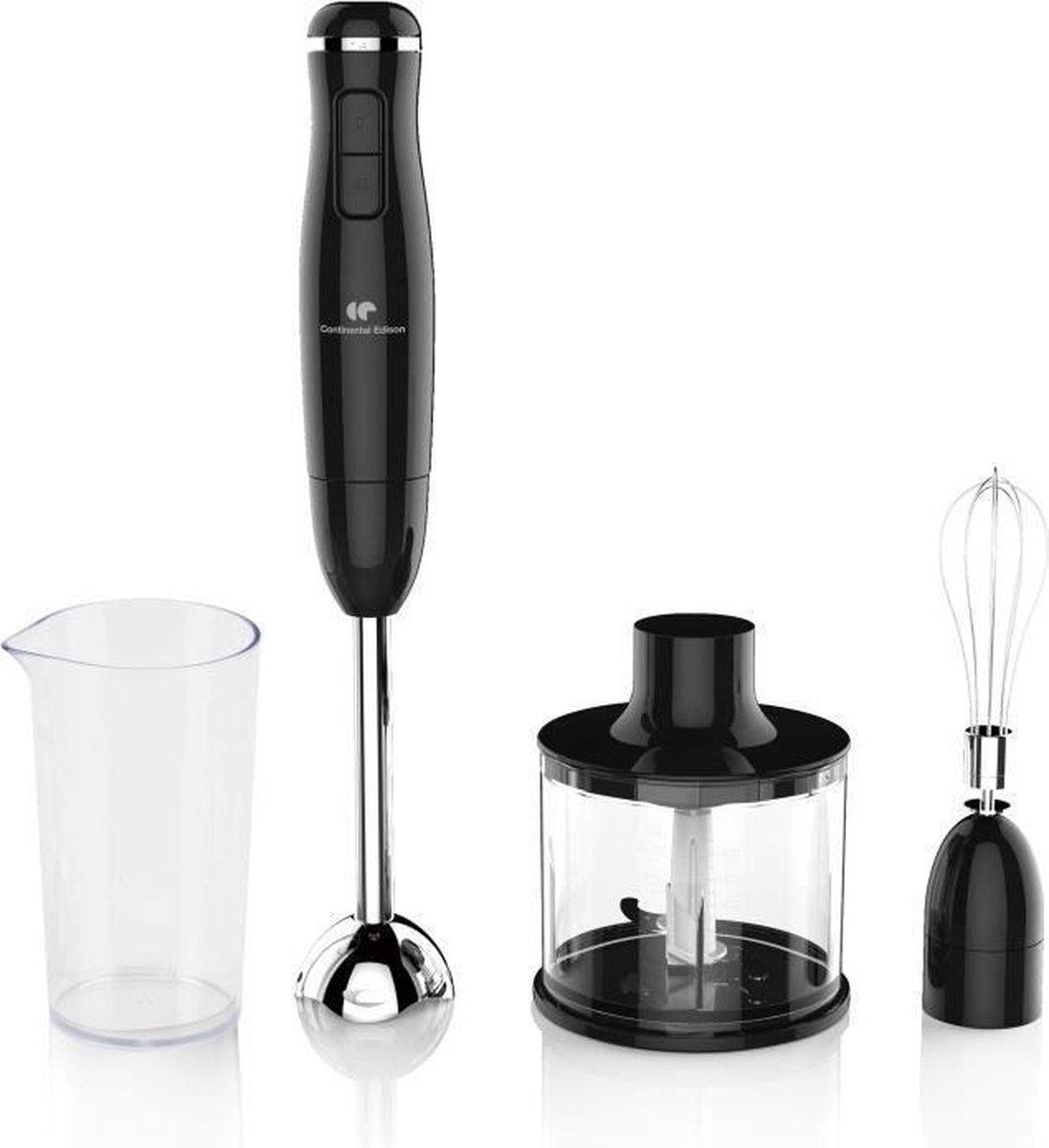 Continental Edison Multifunctionele Staafmixer Met Accessoires Cehb01 400 W - Negro