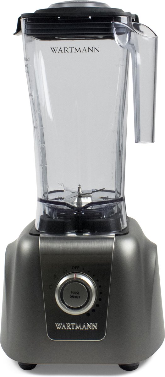 Wartmann High Speed Blender 2 Liter (Anthraciet) - Grijs