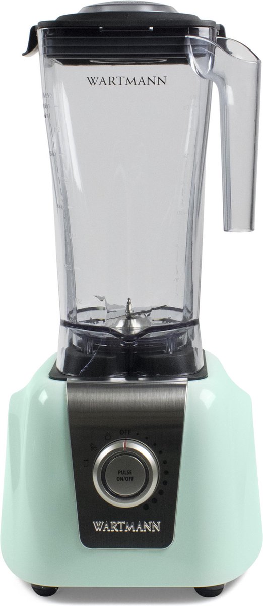 Wartmann High Speed Blender2 Liter (Mintgroen) - Grijs