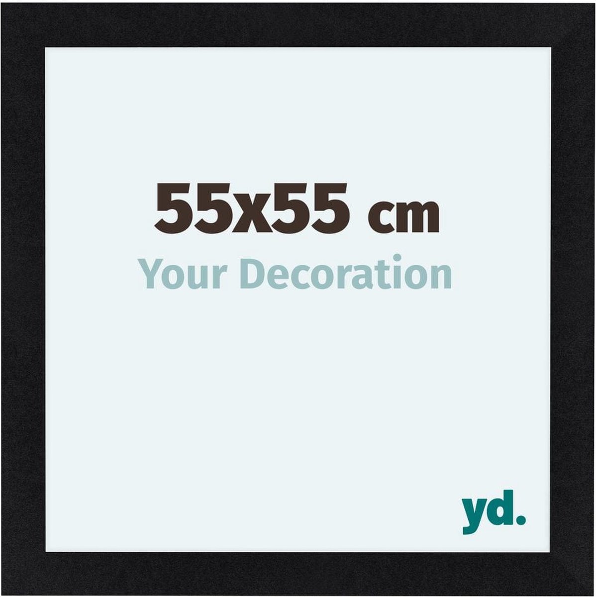 Your Decoration Como Mdf Fotolijst 55x55cm Mat - Zwart