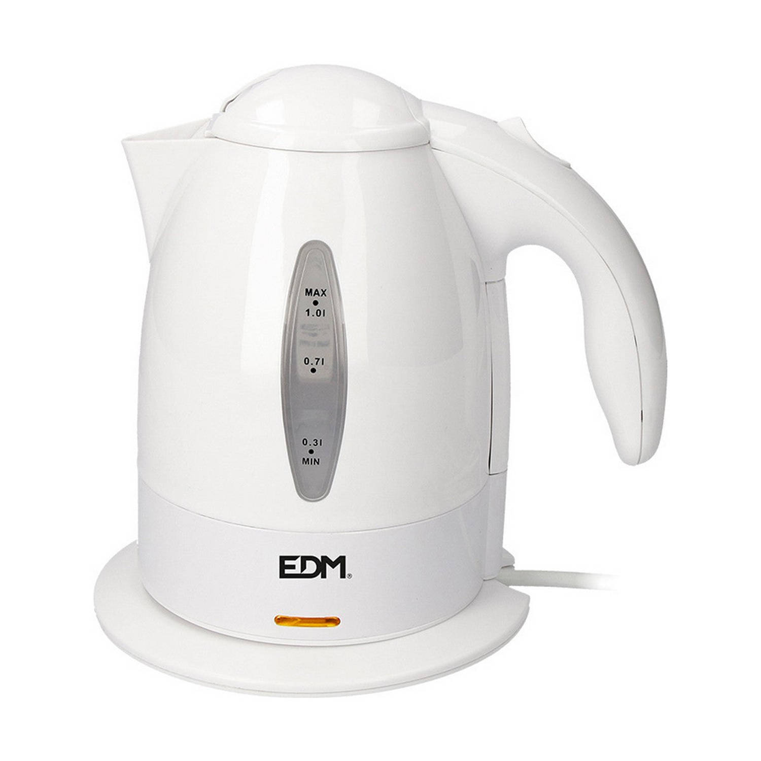 EDM Waterkoker Wit 2200 W Polypropyleen (1 L)