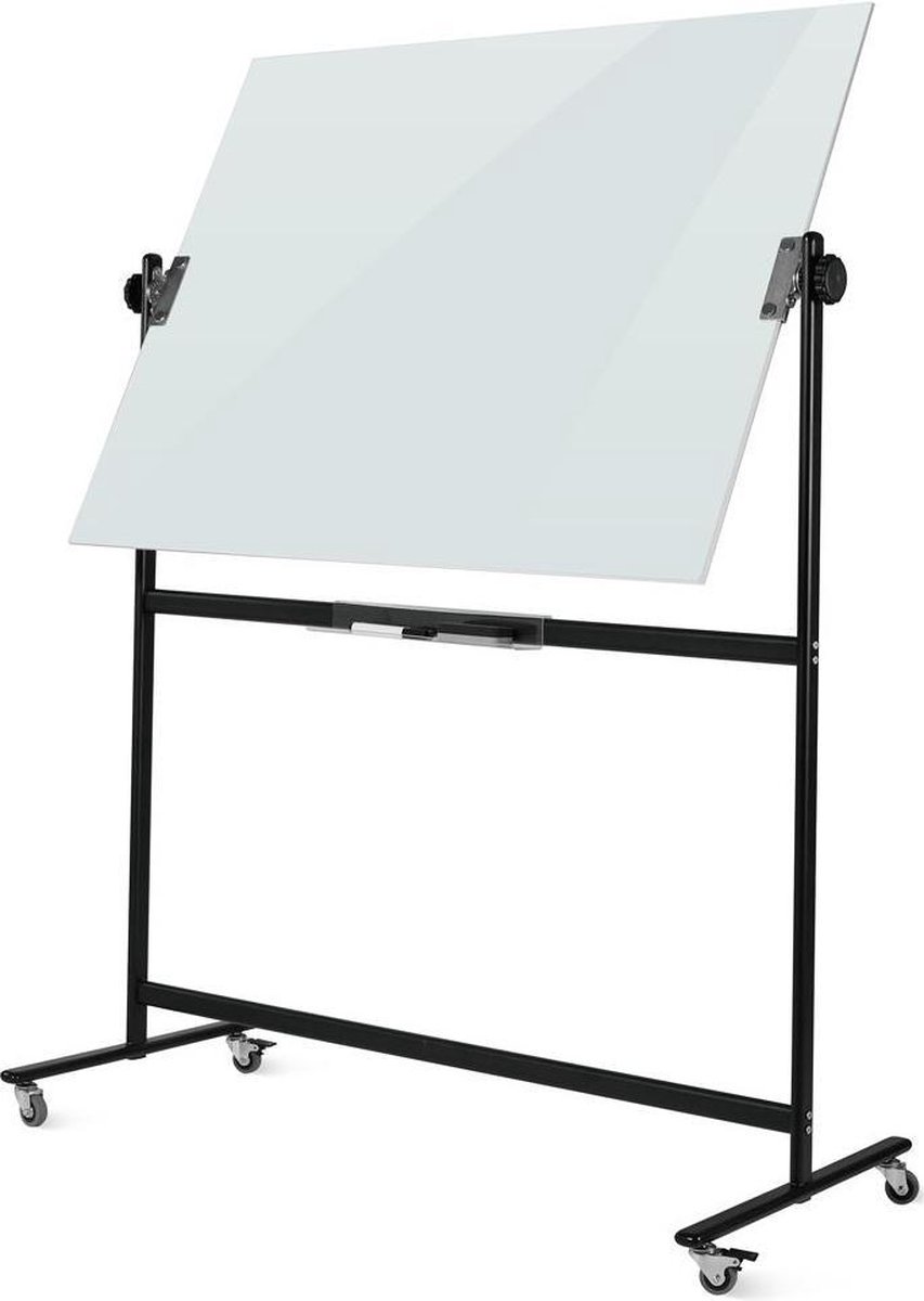 IVOL Verrijdbaar Glassboard - Dubbelzijdig - 100x150 Cm