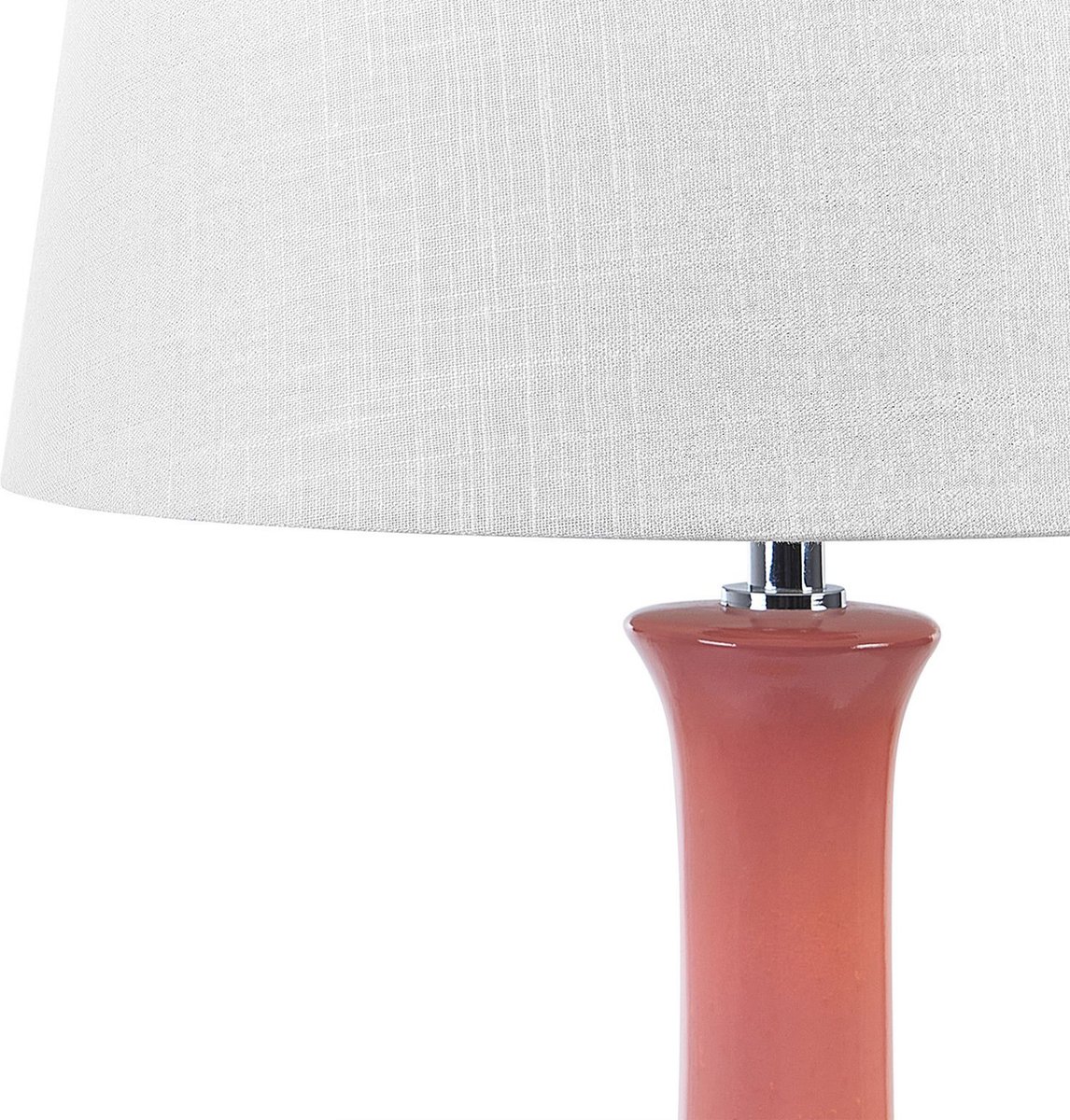 Beliani Nizao - Tafellamp-multicolor-keramiek, Linnen