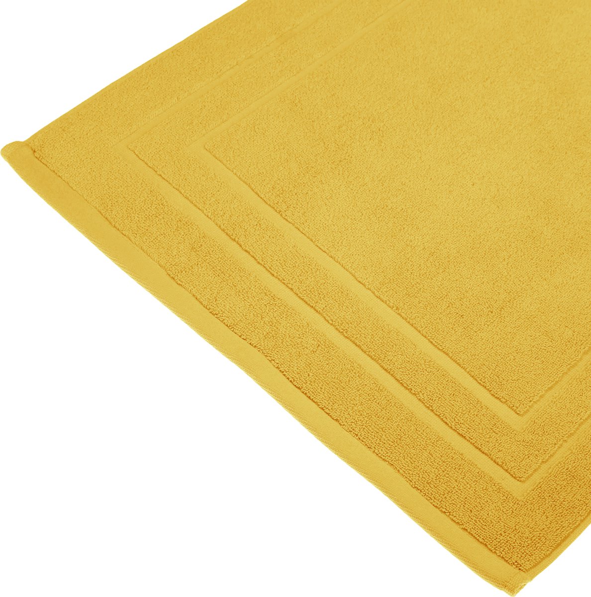 Badkamerkleed/badmat Voor Op De Vloer Oker 50 X 70 Cm - Badmatjes - Amarillo