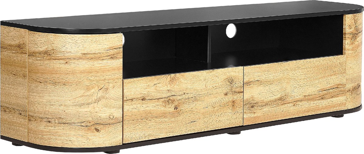 Beliani Jerome - Tv-kast-lichte Houtkleur-mdf - Bruin