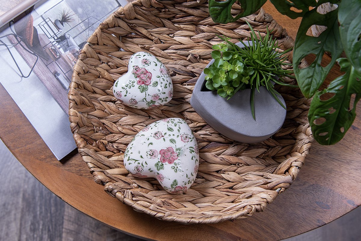 Clayre & Eef Opbergmanden Set Van 3 Ø 40 Cm Rotan Rond Mand Opbergmand Mand Opbergmand - Bruin