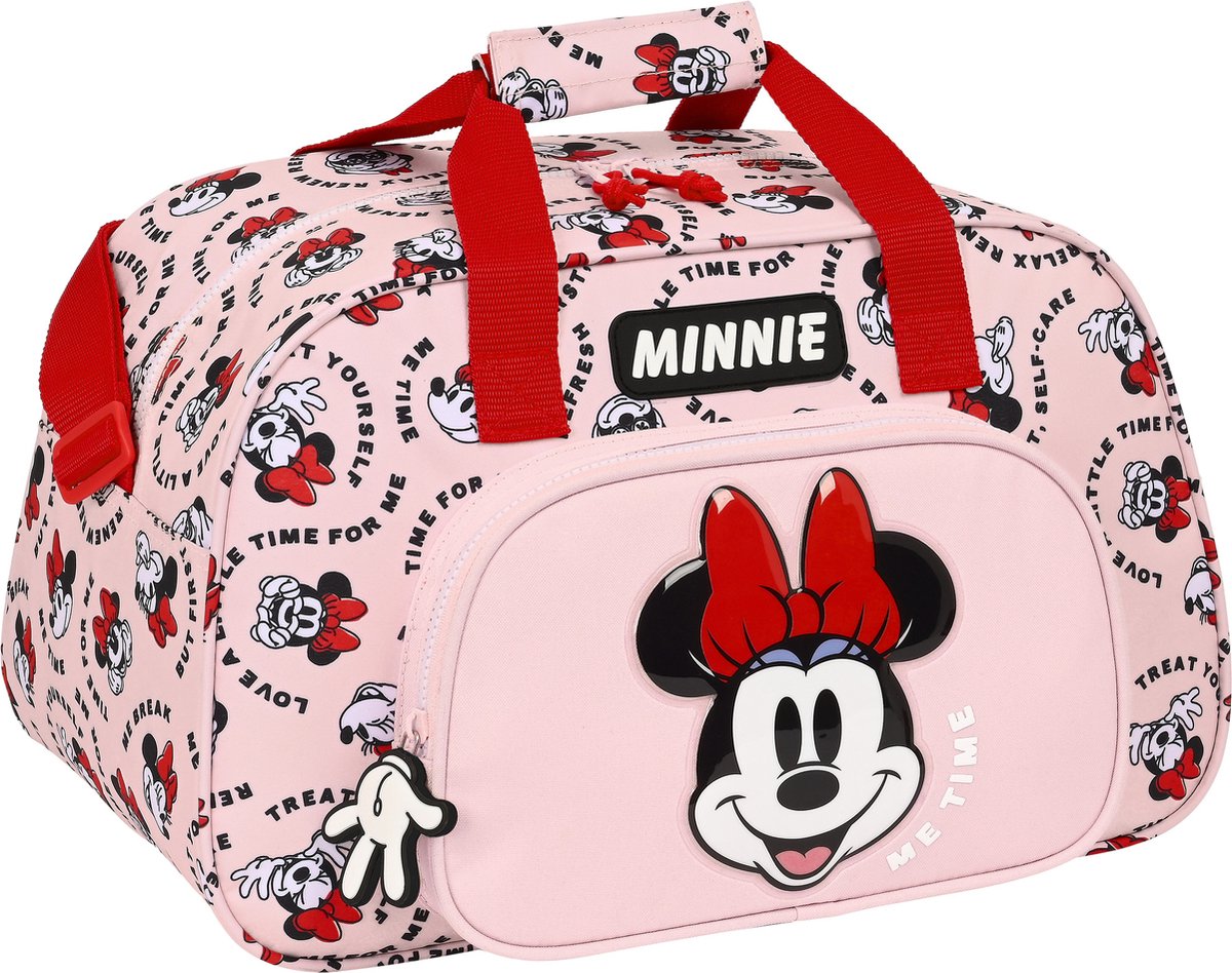 Disney Minnie Mouse Sporttas Me Time - 40 X 24 X 23 Cm - Polyester - Roze