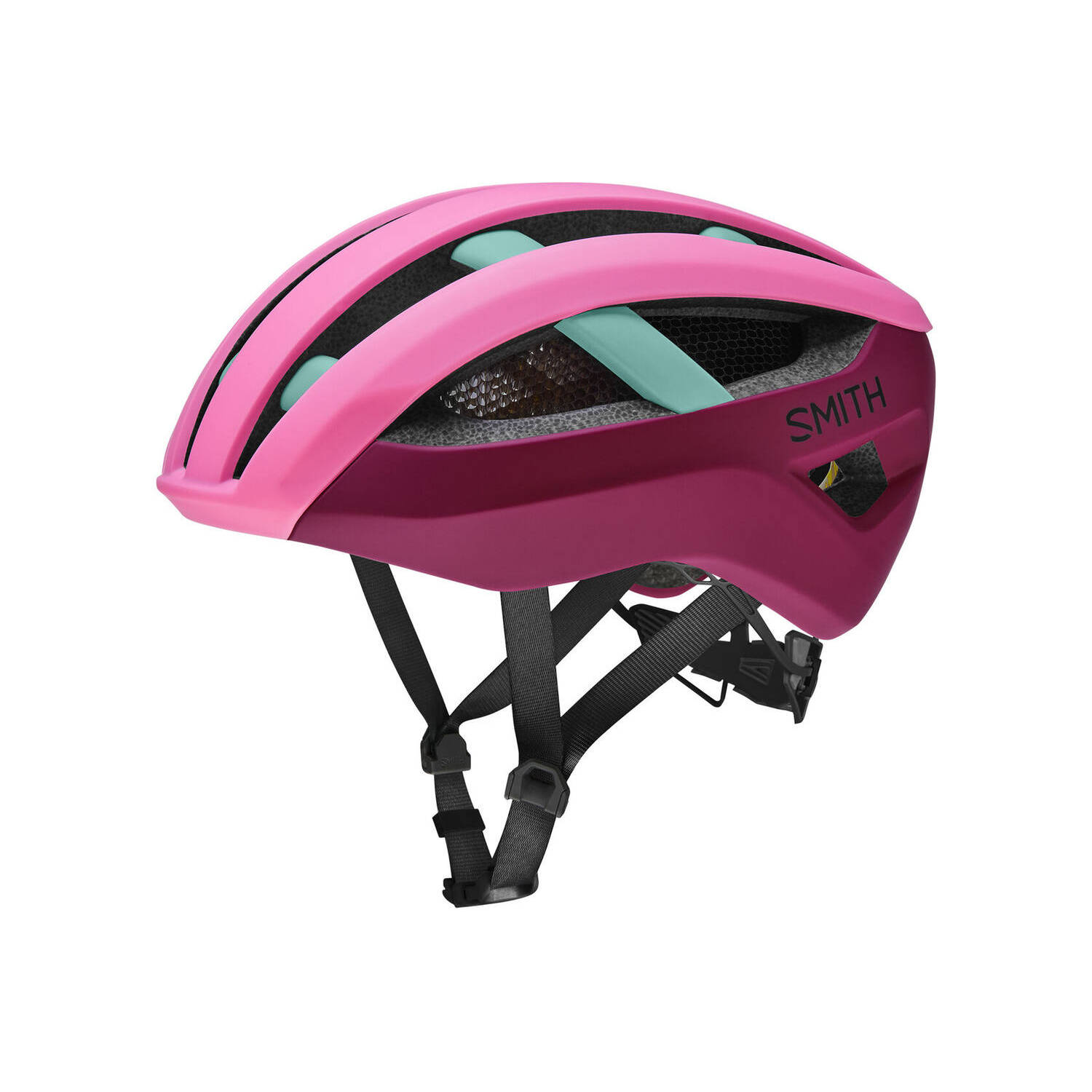 Smith Helm Network Mips Matte Flamingo Merlot - Roze