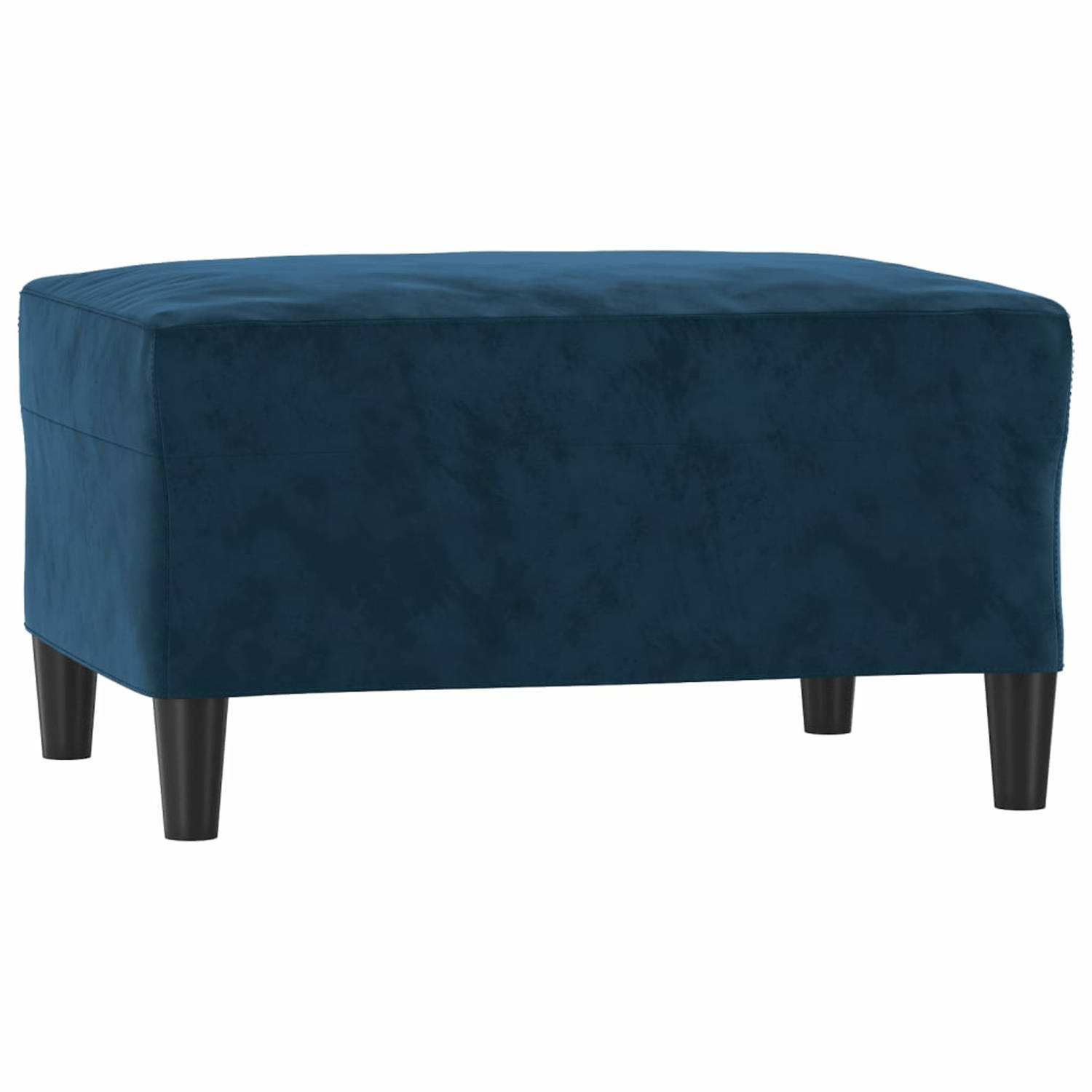 Vidaxl Voetenbank 70x55x41 Cm Fluweel - Blauw