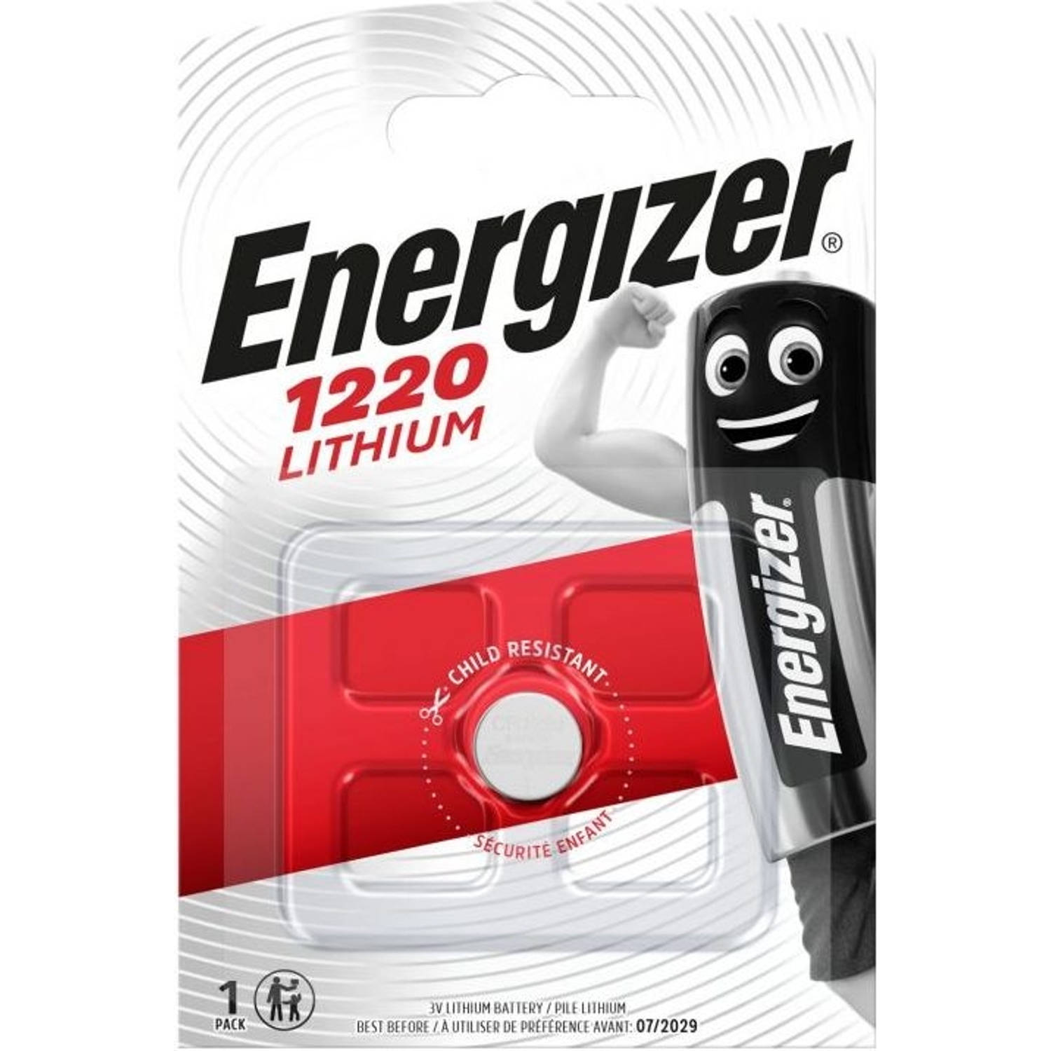 Energizer Lithium Cr1220 3v Blister 1