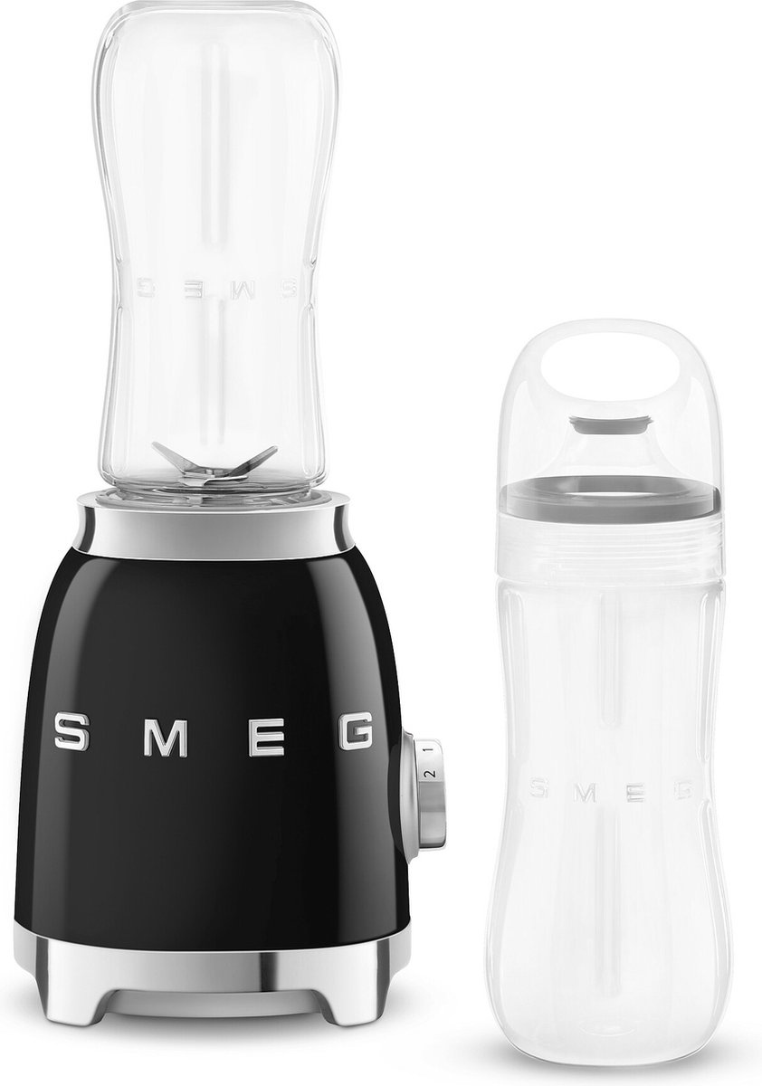 SMEG Personal Blender - Compact 600 Ml - Pbf01bleu - Zwart