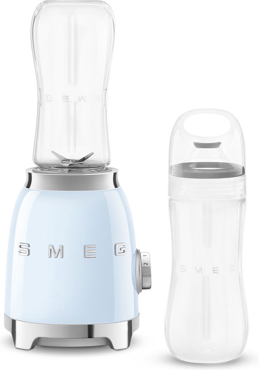 SMEG Personal Blender - Compact - Pastel - 600 Ml - Pbf01pbeu - Blauw