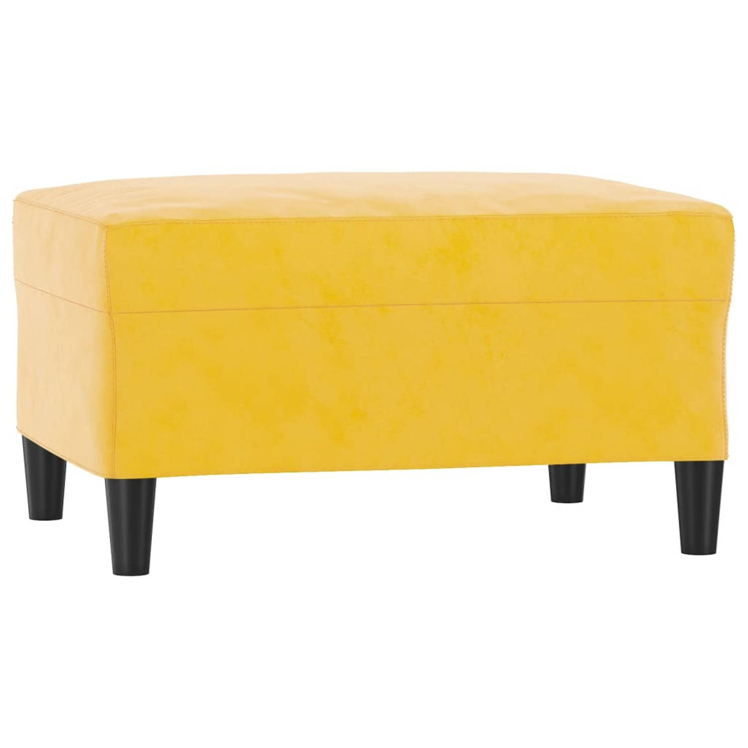 Vidaxl Voetenbank 70x55x41 Cm Fluweel - Amarillo