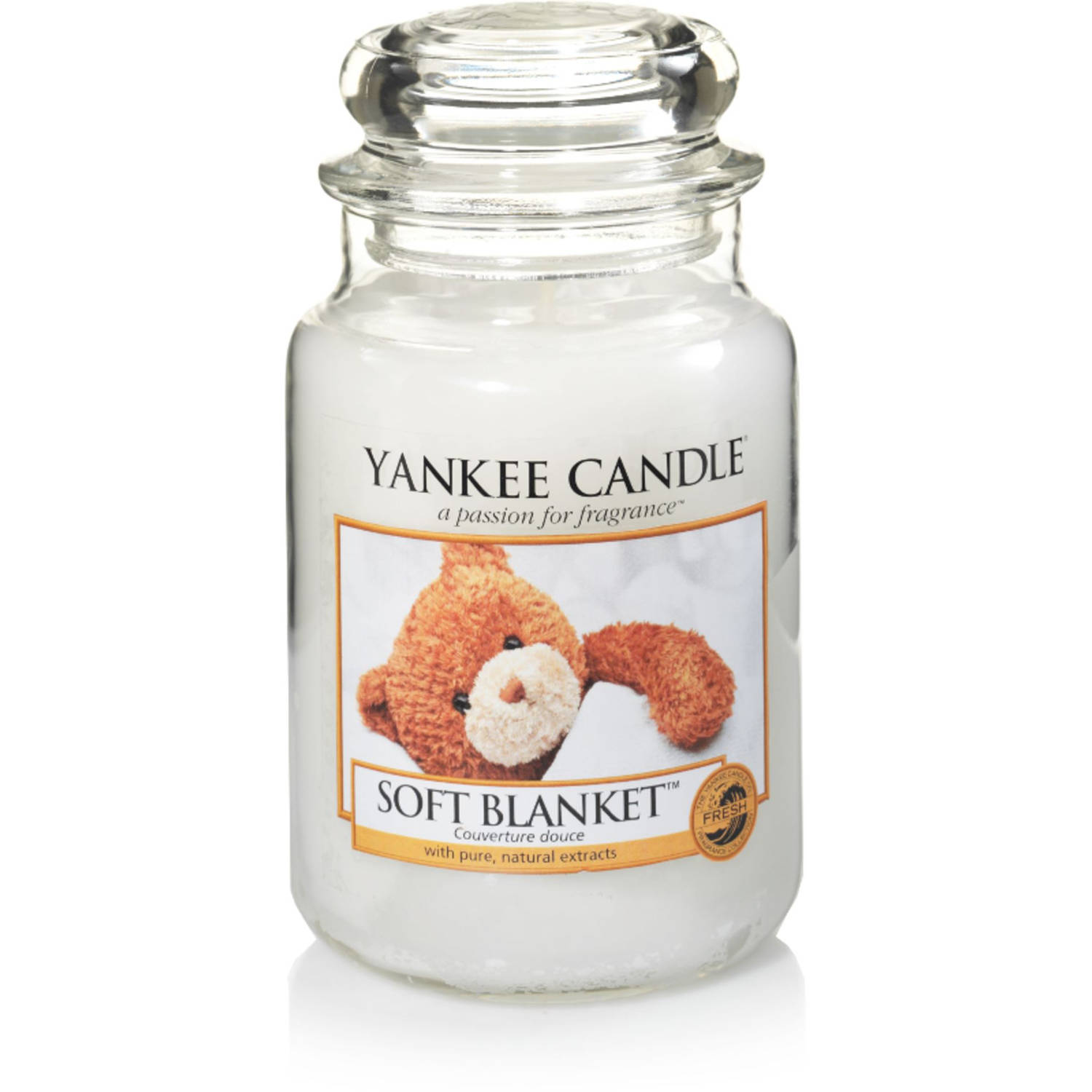 Yankee Candle - Soft Blanket Geurkaars - Large Jar - Tot 150 Branduren