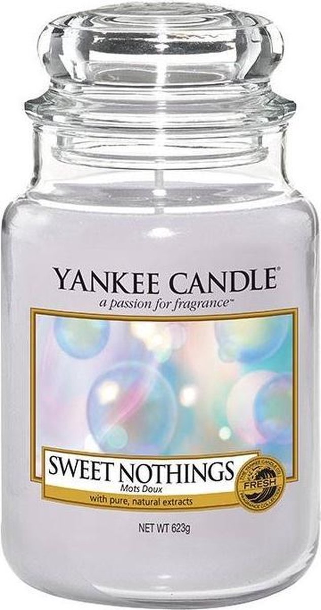 Yankee Candle - Sweet Nothings Geurkaars - Large Jar - Tot 150 Branduren - Paars