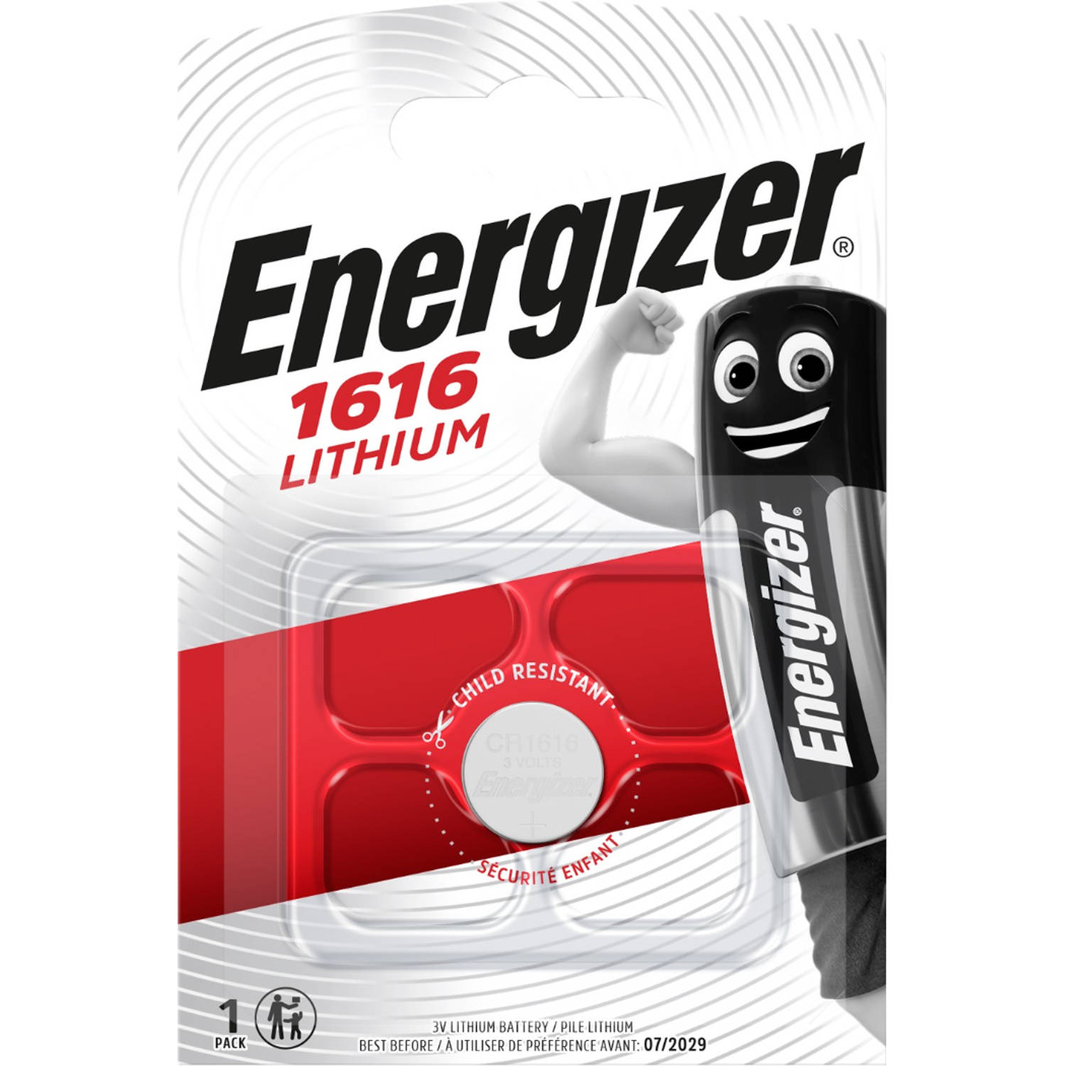 Energizer Lithium Cr1616 3v Blister 1