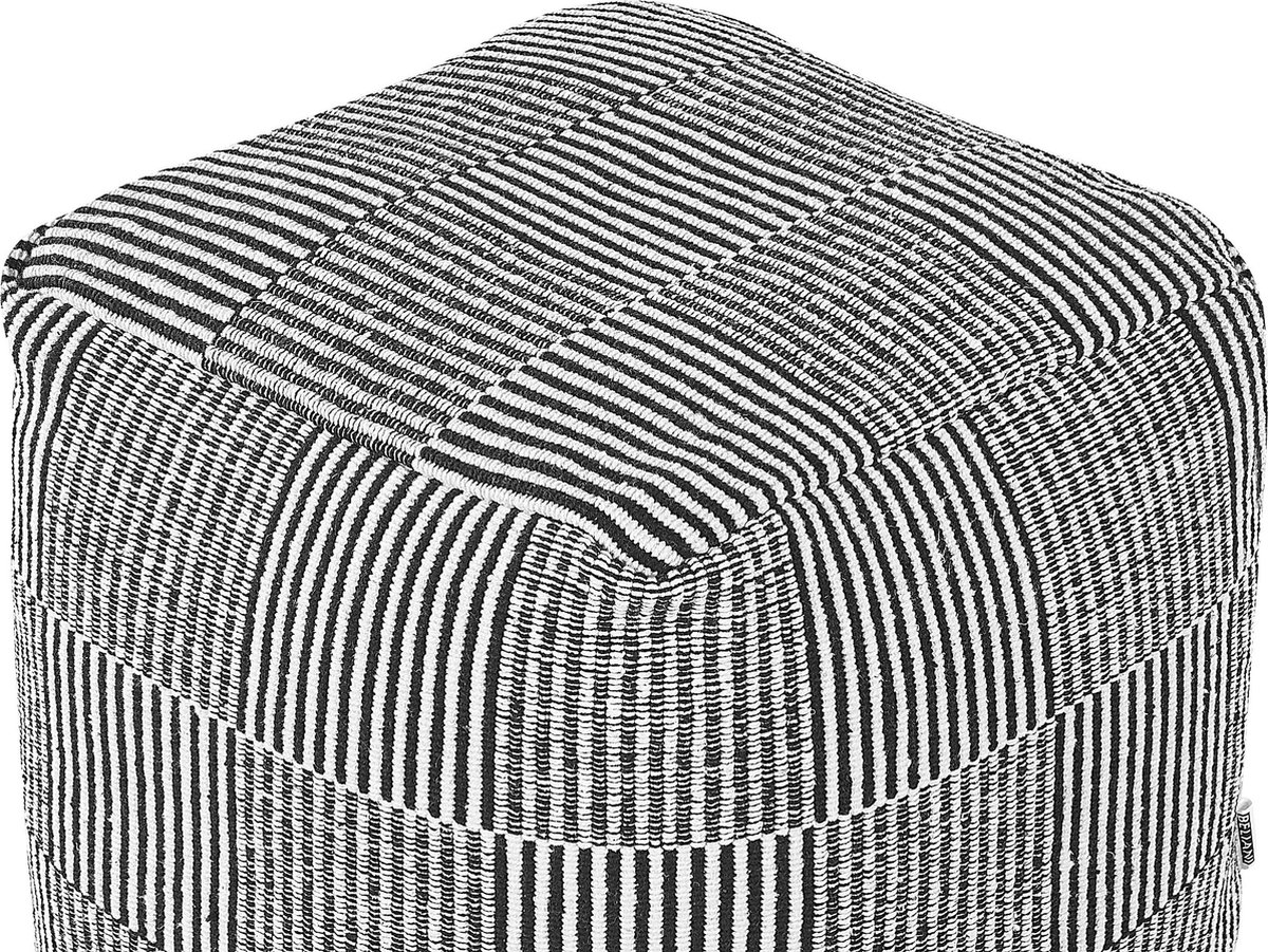 Beliani Pandran - Poef--katoen - Zwart