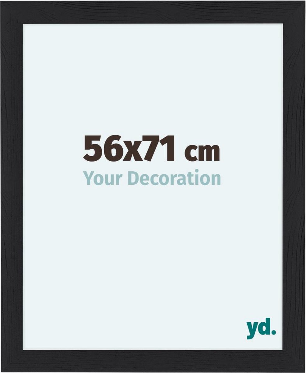 Your Decoration Como Mdf Fotolijst 56x71cm Houtnerf - Zwart