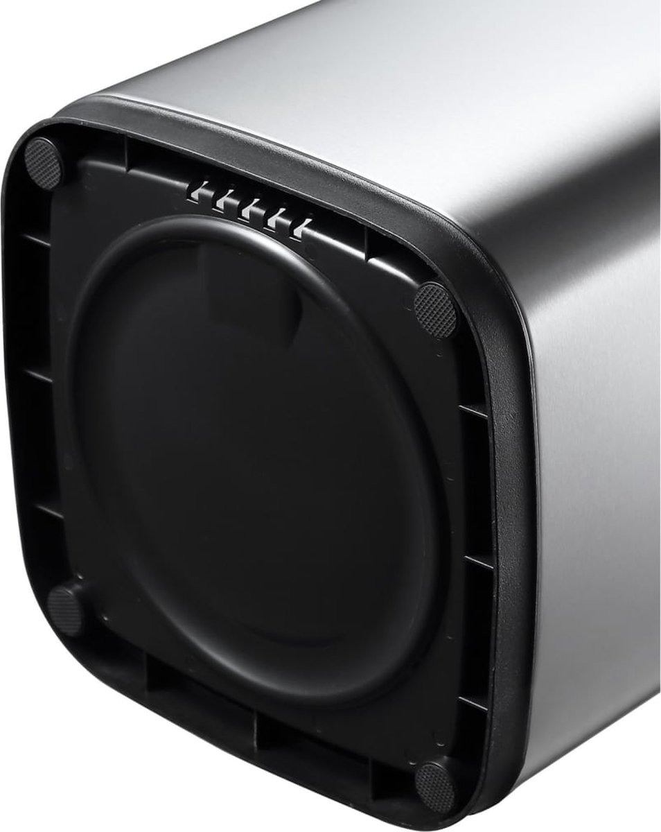 Eko Afvalbak Laguna 35 L Matzilverkleurig - Silver