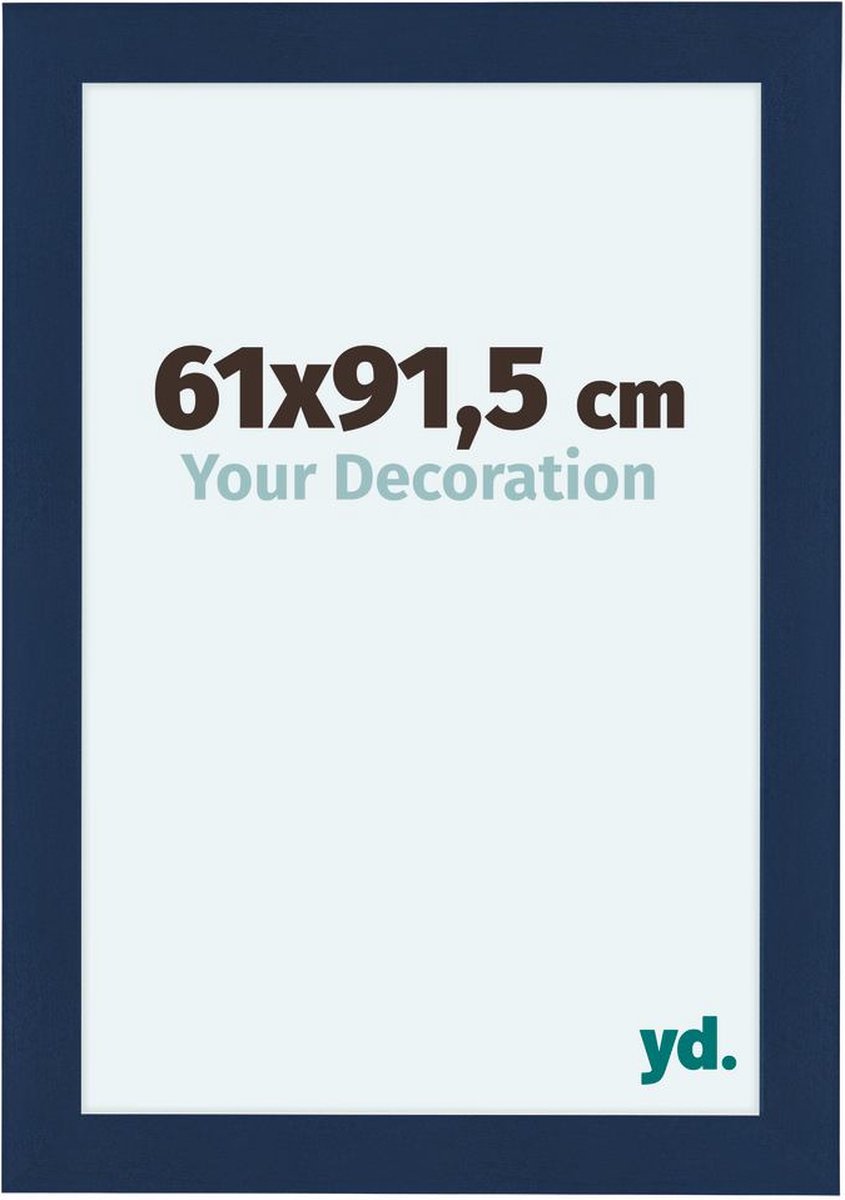 Your Decoration Como Mdf Fotolijst 61x91,5cm Donker Geveegd - Blauw