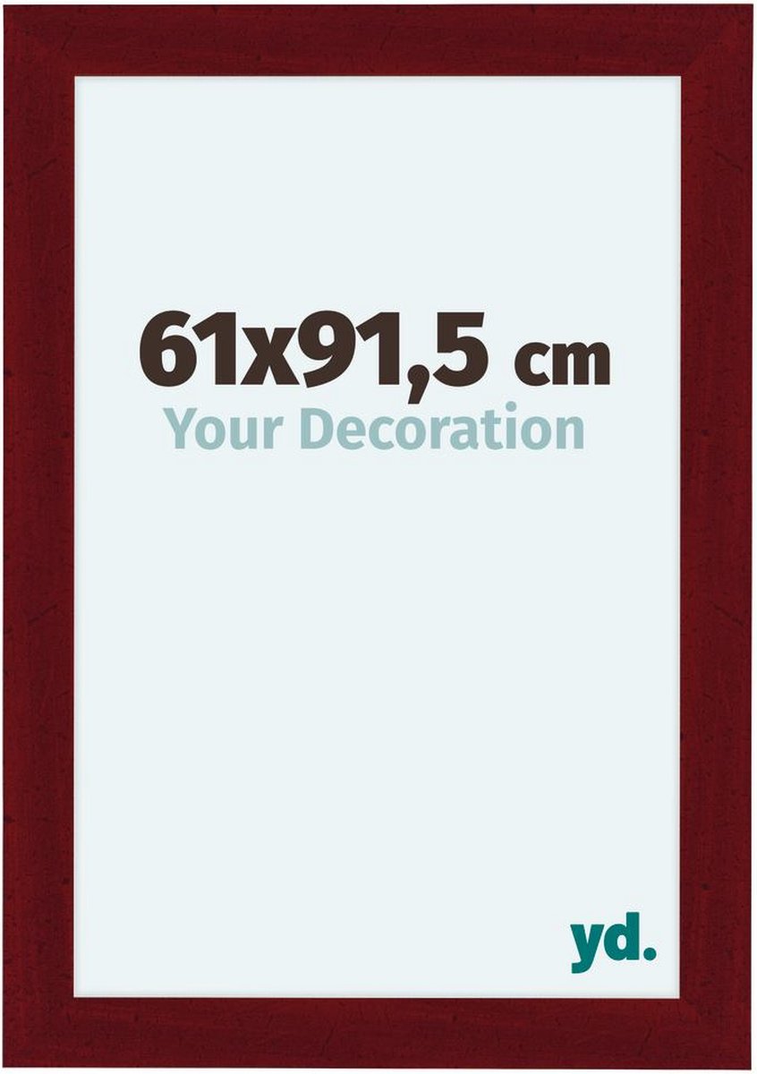 Your Decoration Como Mdf Fotolijst 61x91,5cm Wijn Geveegd - Rood