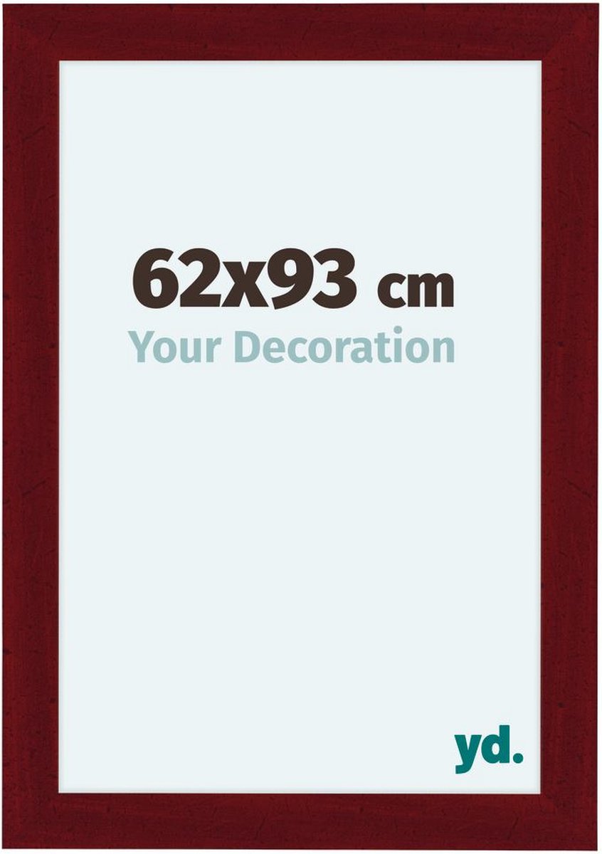 Your Decoration Como Mdf Fotolijst 62x93cm Wijn Geveegd - Rood