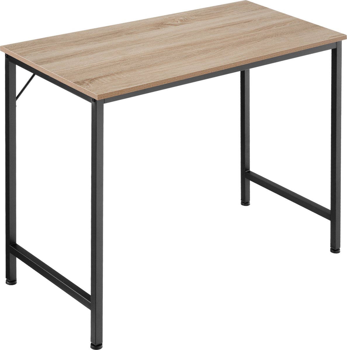 Tectake Ectake - Bureau Jenkins 80 Cm - Industrieel - Licht - 404458 - Bruin