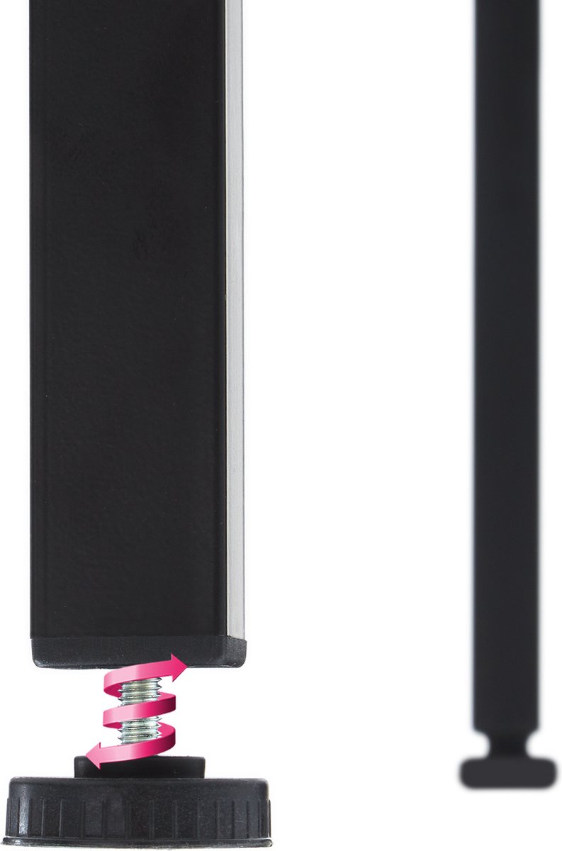 Tectake - Bureau Jenkins 100 Cm - Industrieel - Donker - 404459 - Bruin
