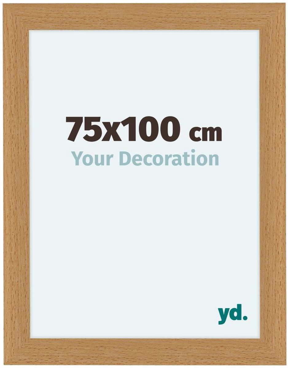 Your Decoration Como Mdf Fotolijst 75x100cm Beuken - Bruin