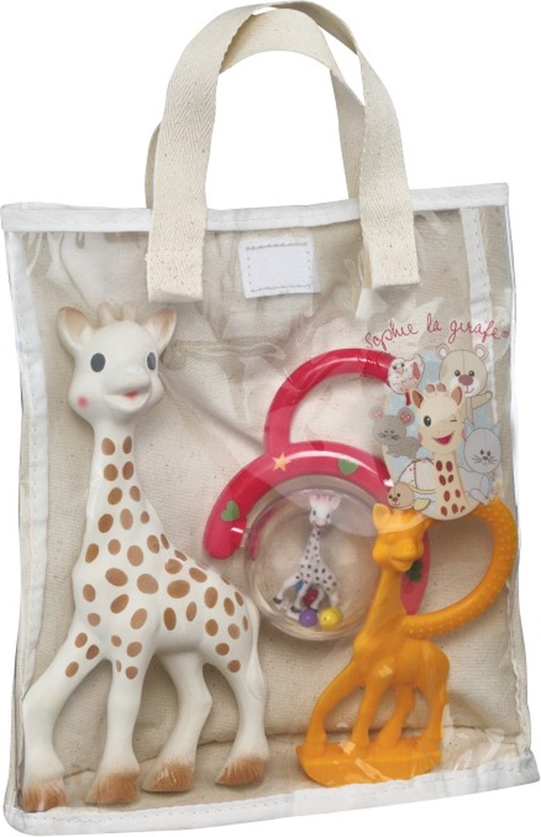 Sophie De Giraffe - Cadeautas Voor Newborn - 0+m - 3 Delig