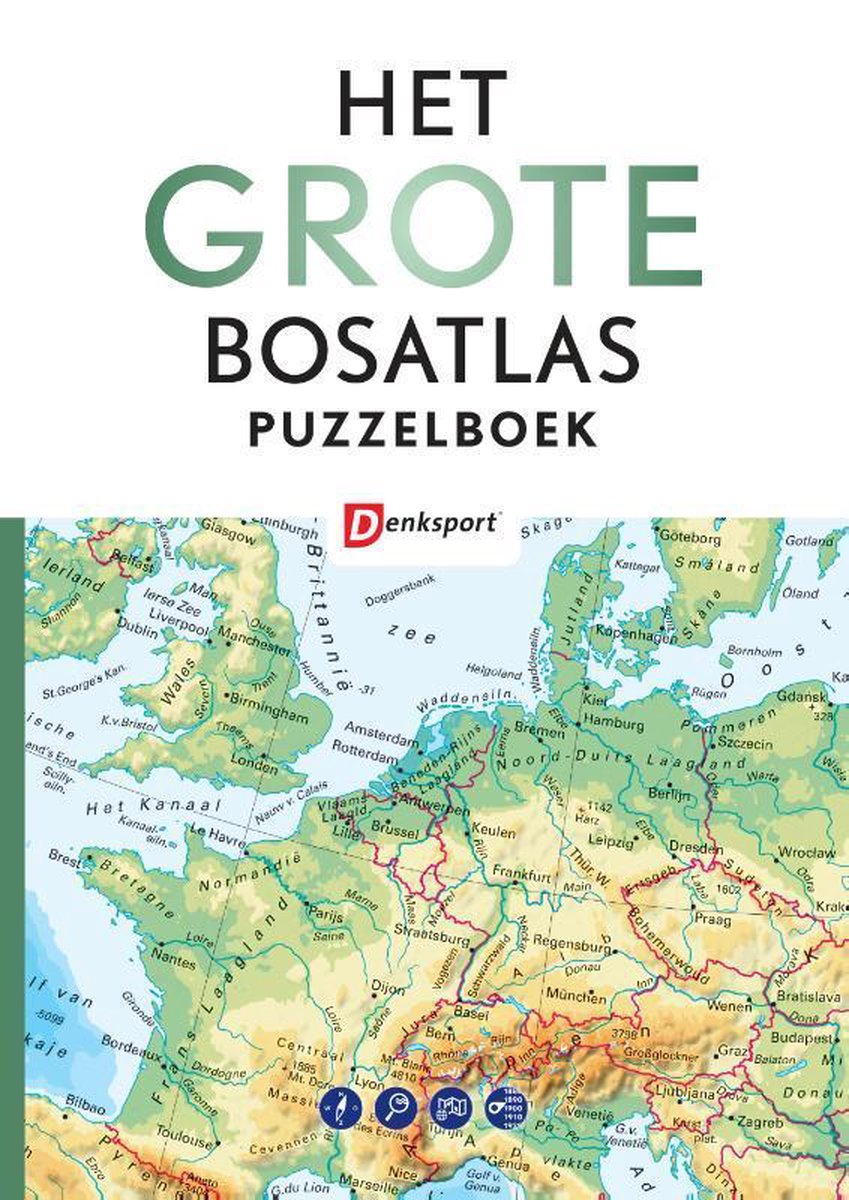 Keesing Nederland B.V. Het Grote Bosatlas puzzelboek
