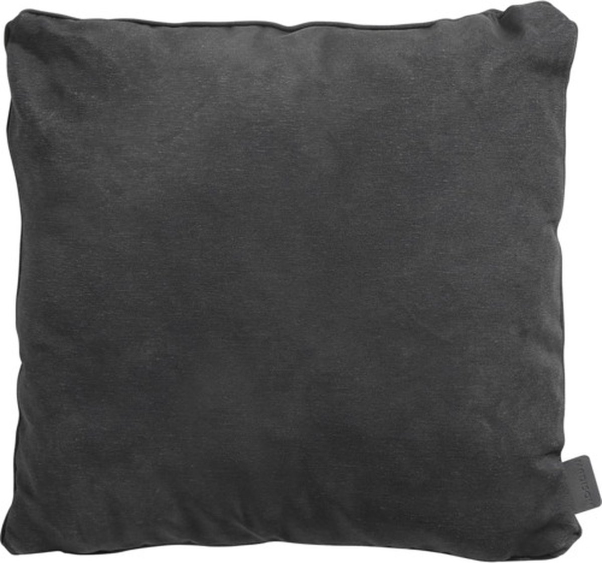 Madison Sierkussen 45x45 Piping Panama Black - Zwart