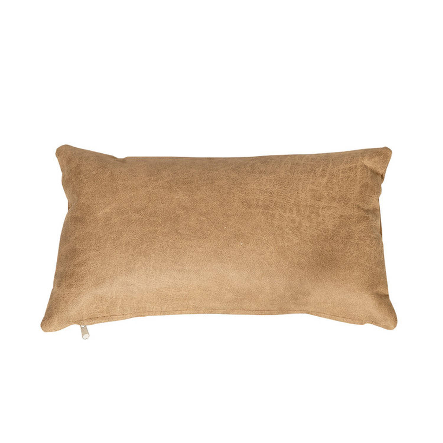 Bronx71 Sierkussen Kyla Eco-leer 25 X 45 Cm. - Beige