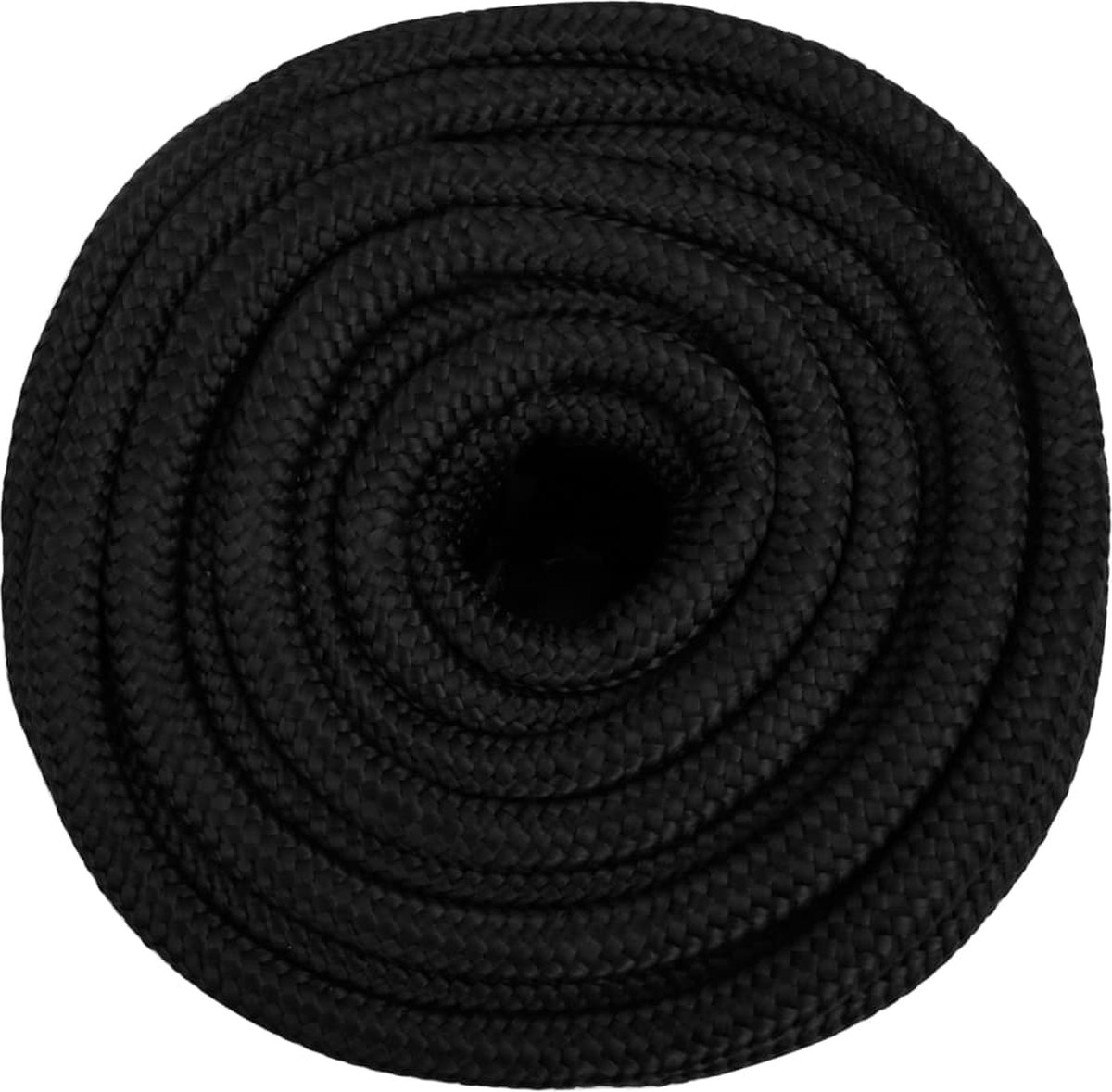 Vidaxl Boottouw 16 Mm 50 M Polypropeen - Zwart